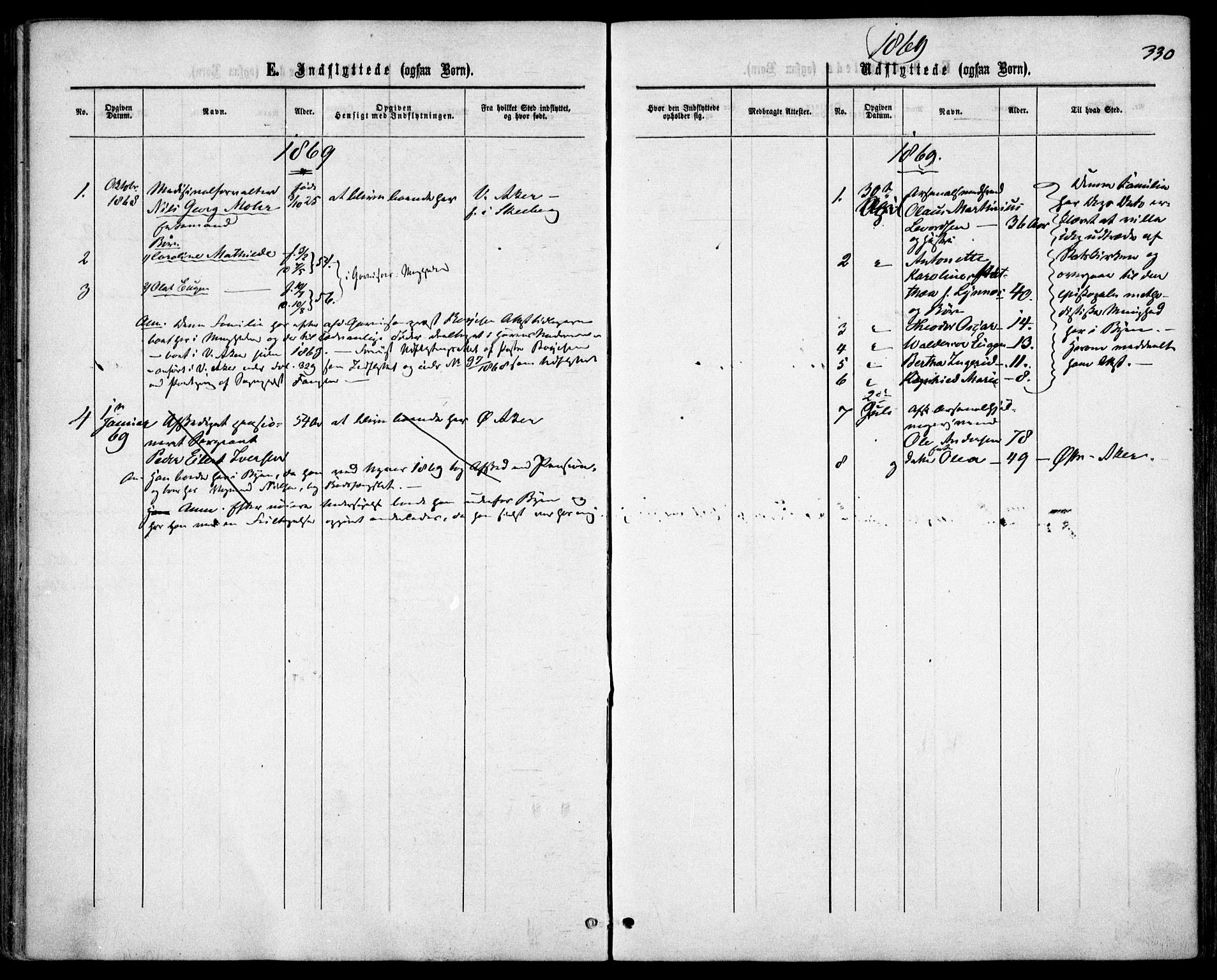 Garnisonsmenigheten Kirkebøker, SAO/A-10846/F/Fa/L0010: Parish register (official) no. 10, 1859-1869, p. 330
