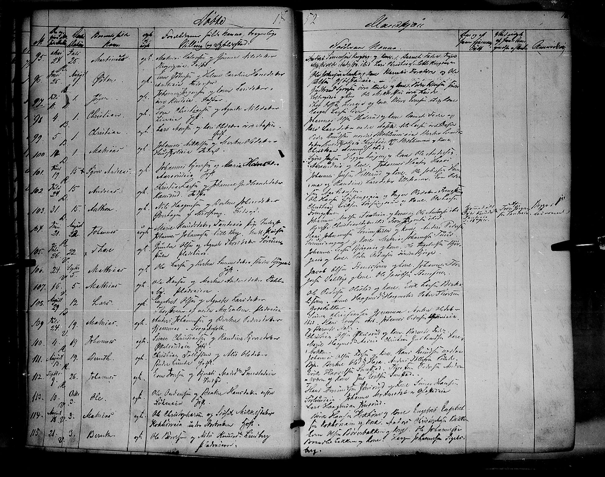 Ringsaker prestekontor, SAH/PREST-014/K/Ka/L0009: Parish register (official) no. 9, 1850-1860, p. 16