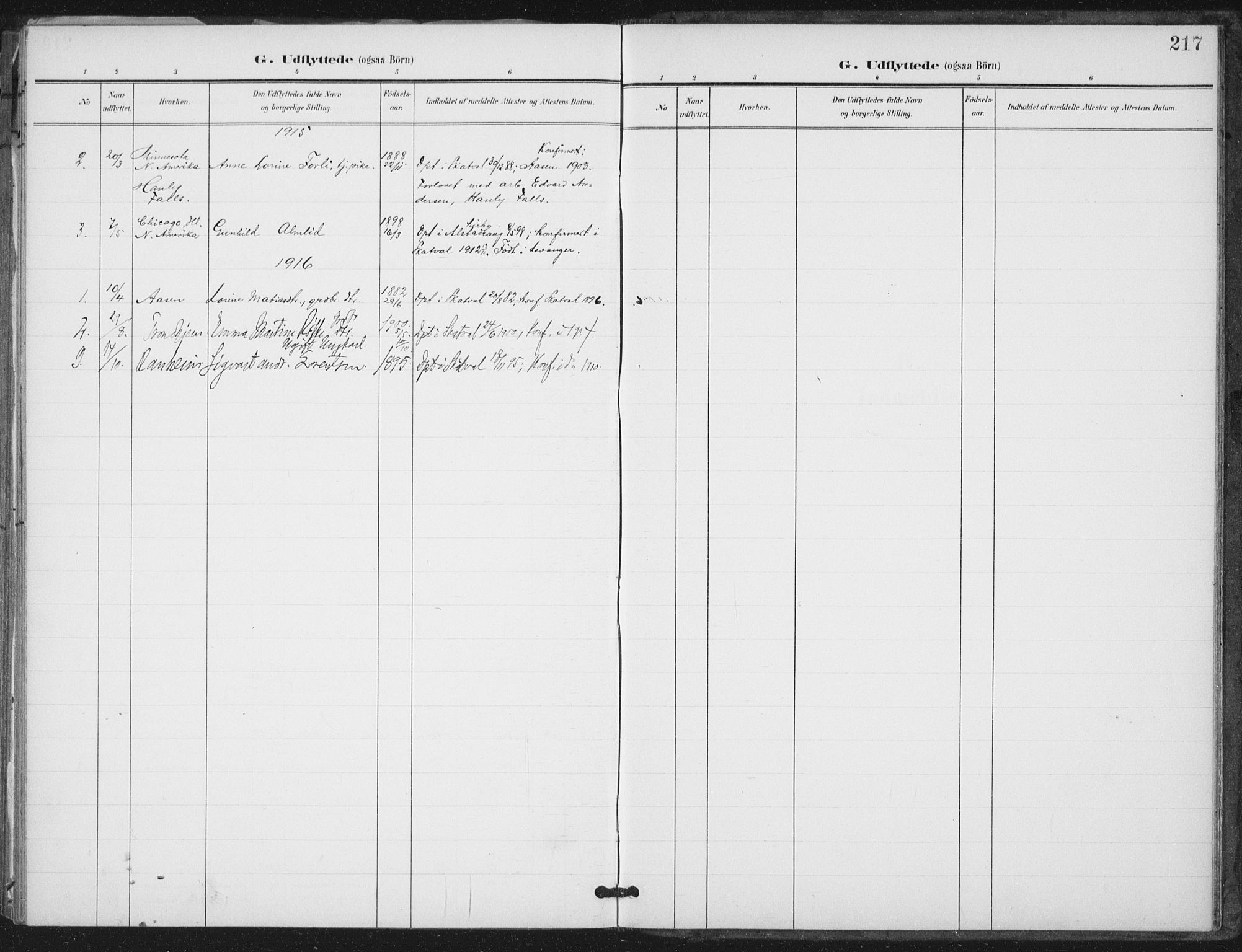 Ministerialprotokoller, klokkerbøker og fødselsregistre - Nord-Trøndelag, SAT/A-1458/712/L0101: Parish register (official) no. 712A02, 1901-1916, p. 217