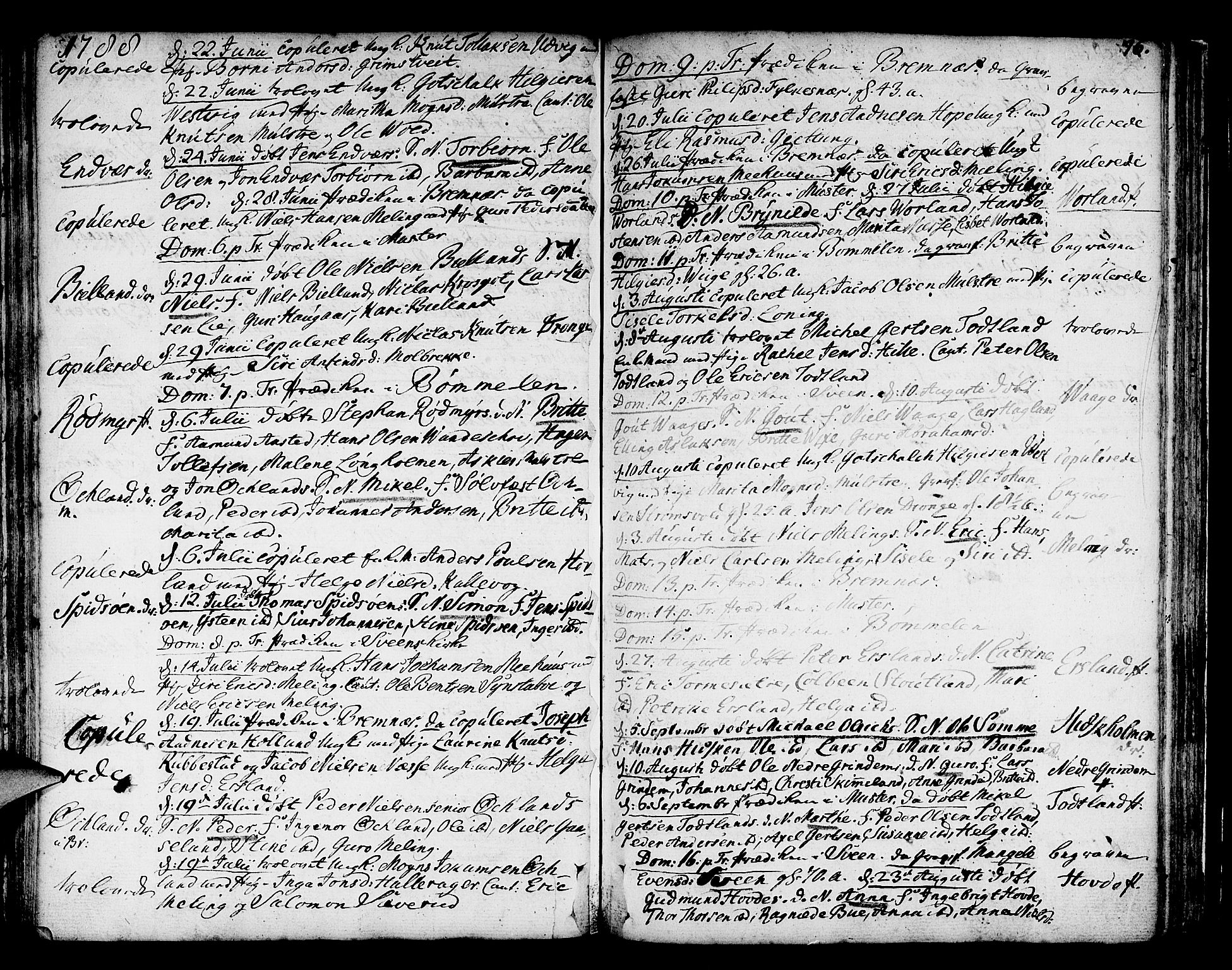 Finnås sokneprestembete, AV/SAB-A-99925/H/Ha/Haa/Haaa/L0003: Parish register (official) no. A 3, 1765-1803, p. 76