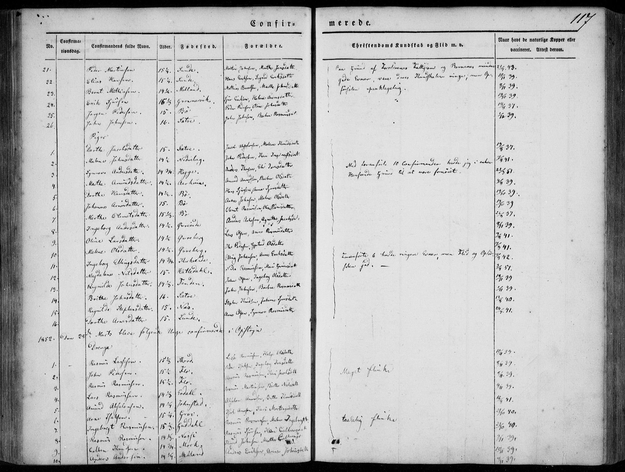 Stryn Sokneprestembete, AV/SAB-A-82501: Parish register (official) no. A 2, 1844-1861, p. 117