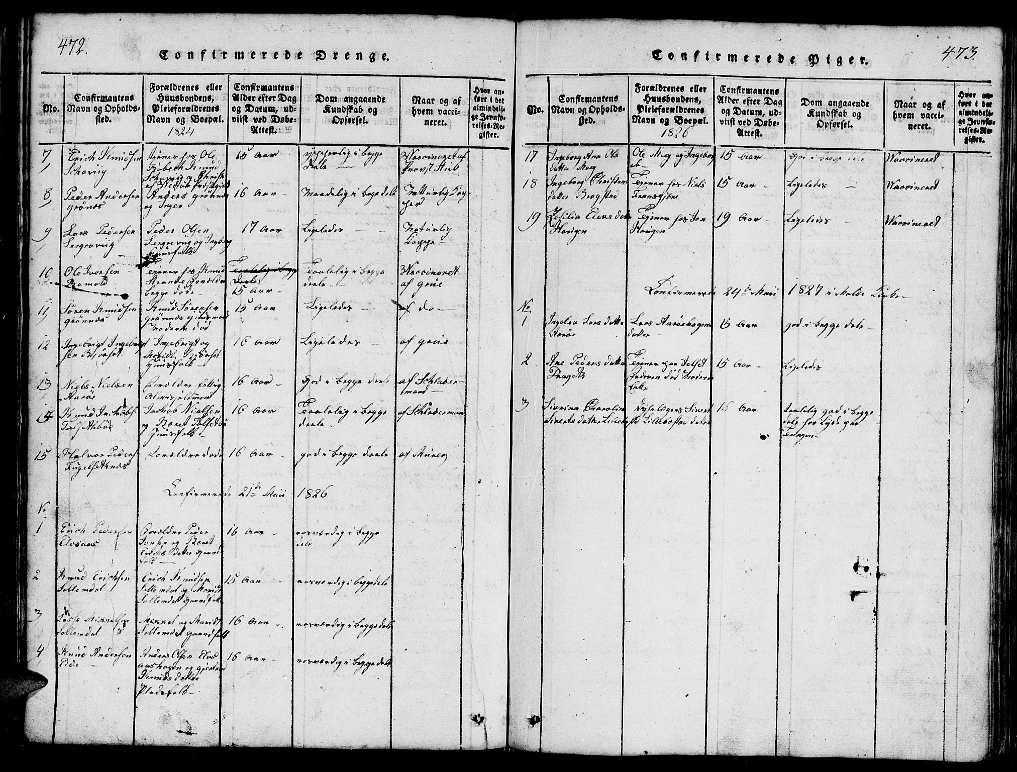 Ministerialprotokoller, klokkerbøker og fødselsregistre - Møre og Romsdal, AV/SAT-A-1454/555/L0665: Parish register (copy) no. 555C01, 1818-1868, p. 472-473