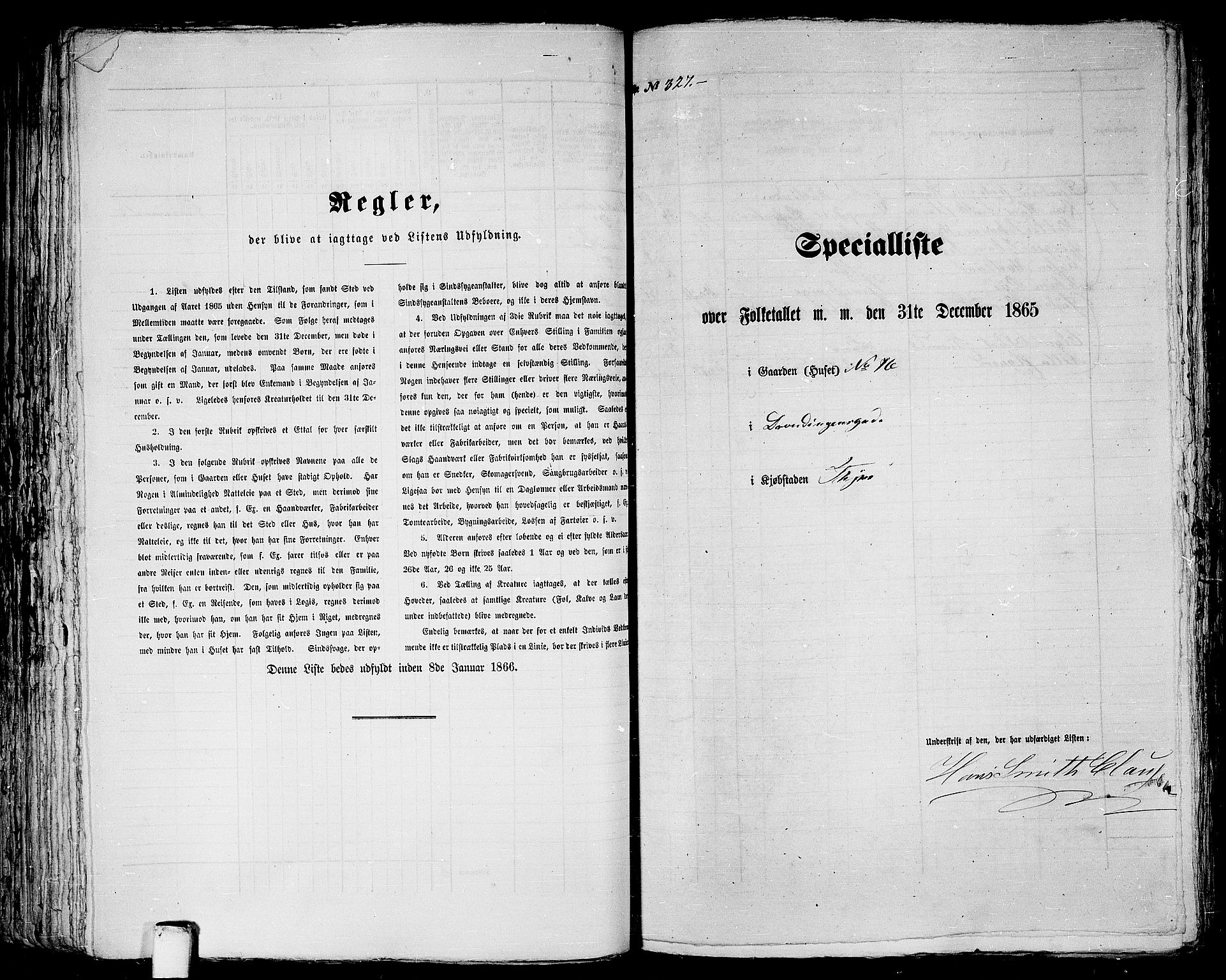 RA, 1865 census for Trondheim, 1865, p. 693