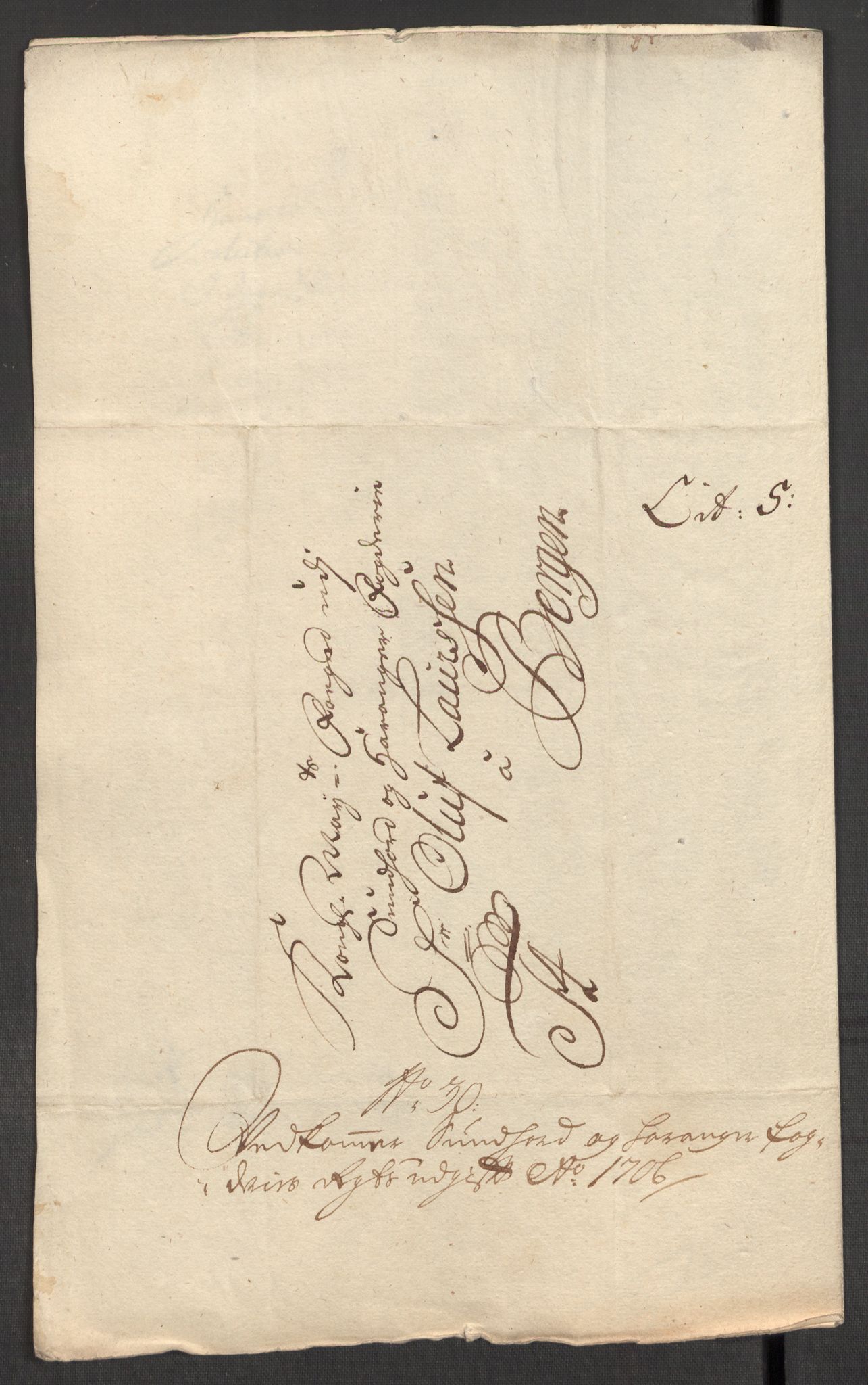 Rentekammeret inntil 1814, Reviderte regnskaper, Fogderegnskap, AV/RA-EA-4092/R48/L2984: Fogderegnskap Sunnhordland og Hardanger, 1706-1707, p. 274