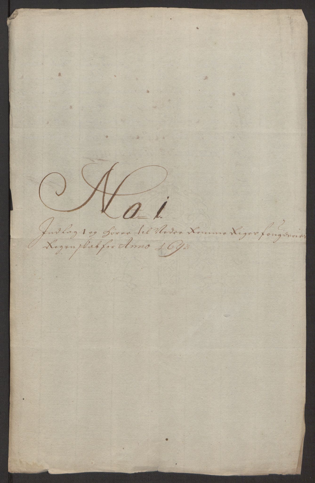 Rentekammeret inntil 1814, Reviderte regnskaper, Fogderegnskap, AV/RA-EA-4092/R11/L0578: Fogderegnskap Nedre Romerike, 1693, p. 207