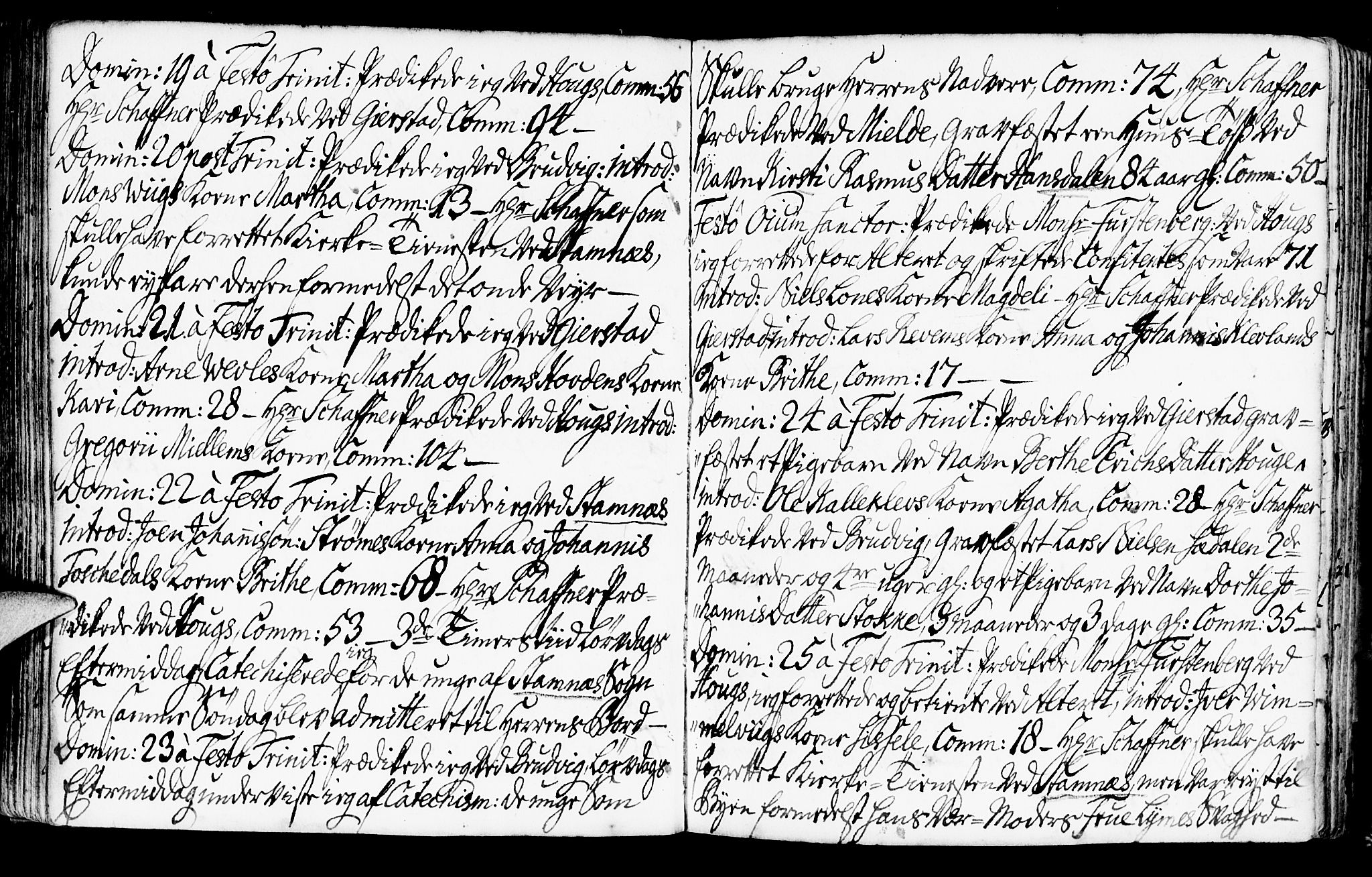 Haus sokneprestembete, AV/SAB-A-75601/H/Haa: Parish register (official) no. A 7, 1748-1766, p. 108