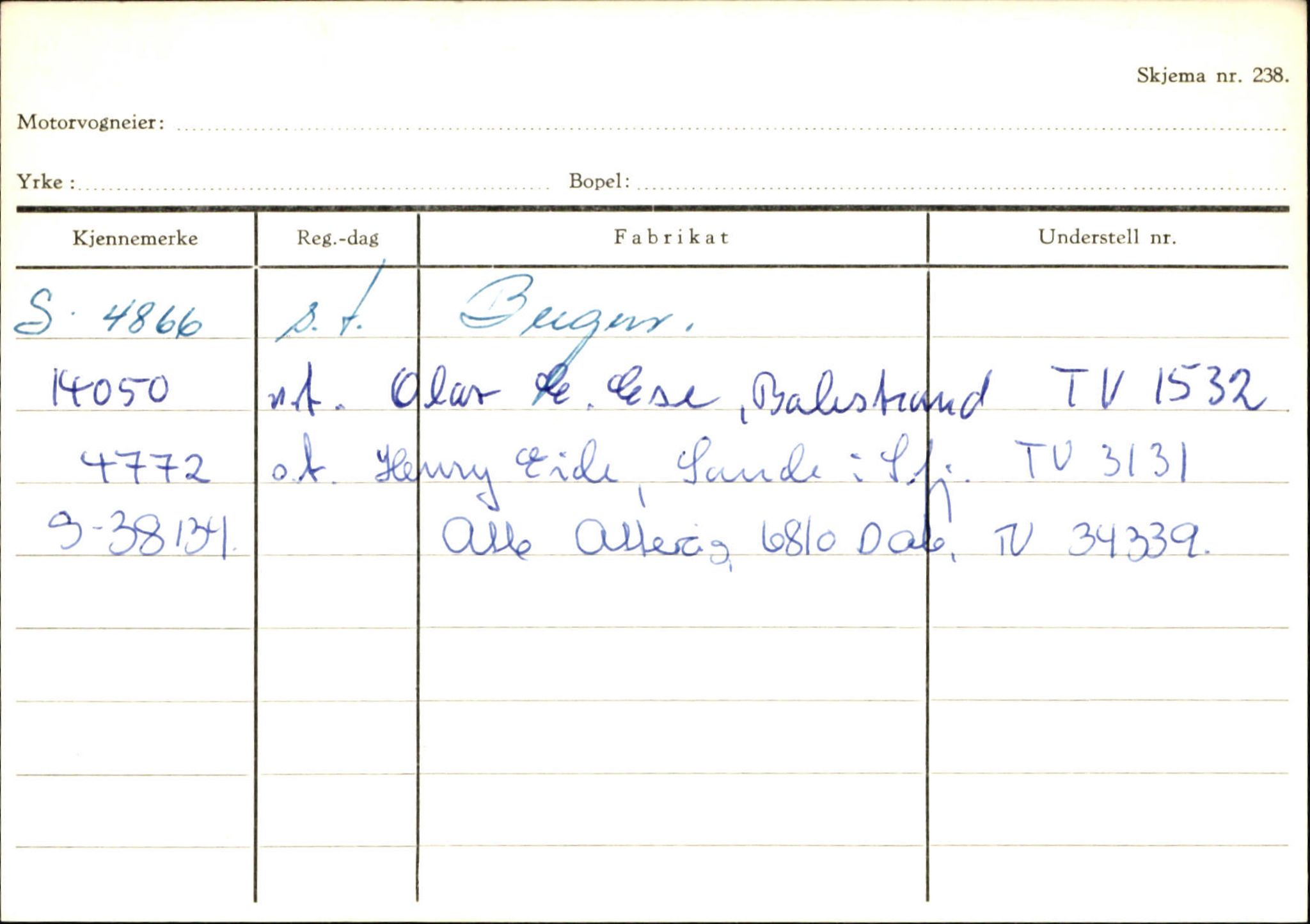 Statens vegvesen, Sogn og Fjordane vegkontor, AV/SAB-A-5301/4/F/L0132: Eigarregister Askvoll A-Å. Balestrand A-Å, 1945-1975, p. 2059