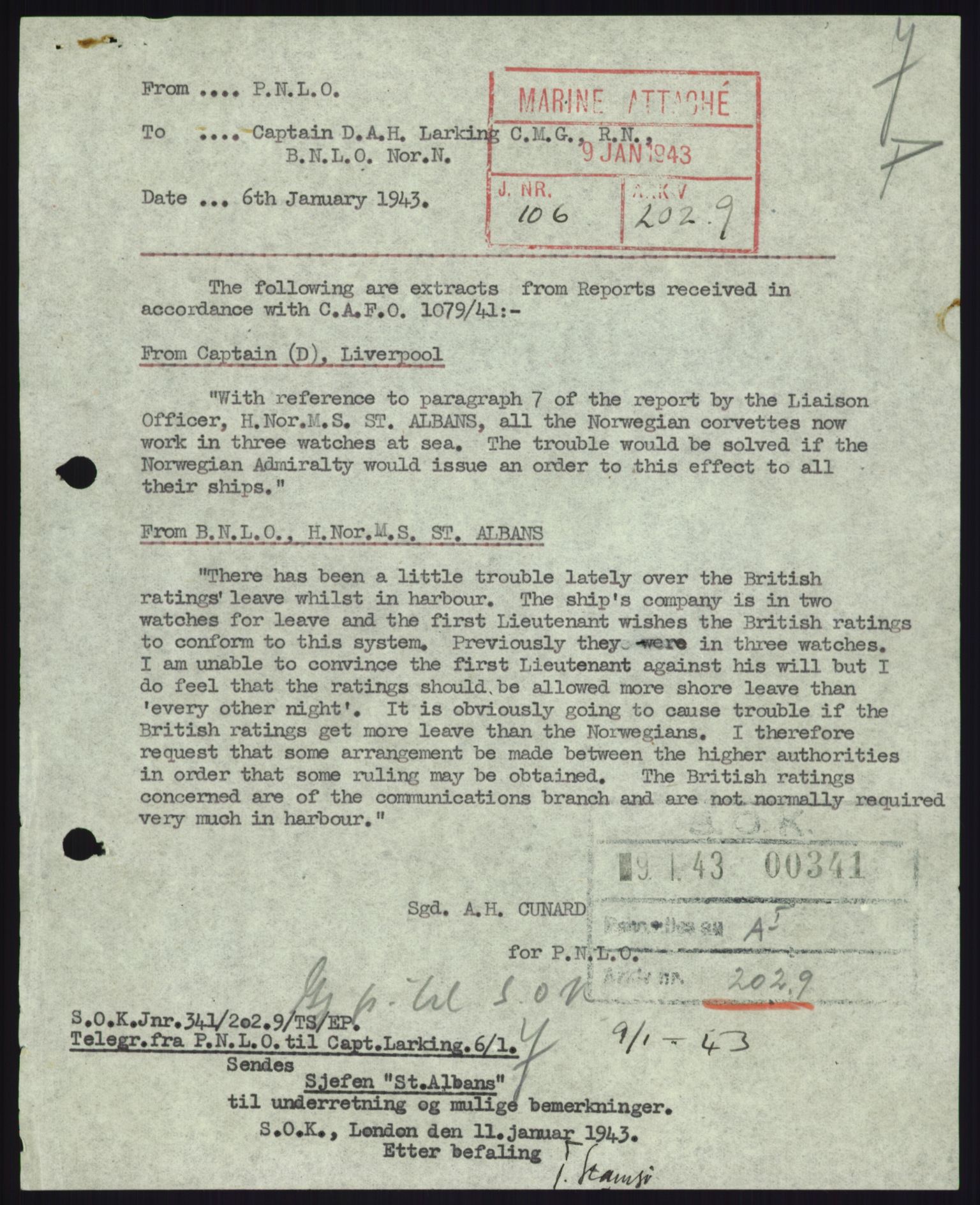 Forsvaret, Sjøforsvarets overkommando, AV/RA-RAFA-2035/D/Dc/L0194: --, 1941-1944, p. 216