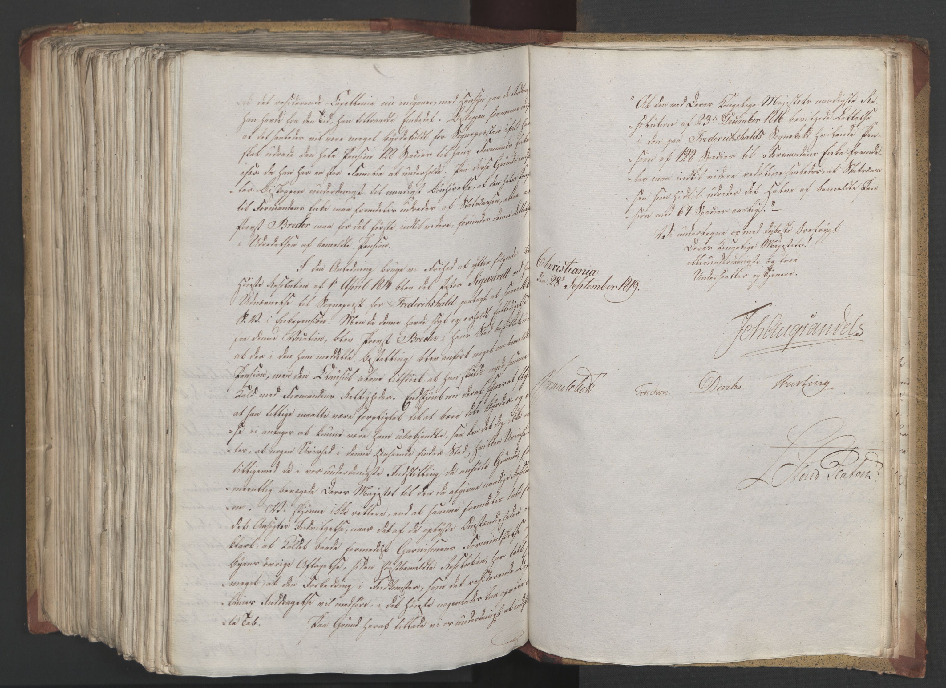 Statsrådsavdelingen i Stockholm, AV/RA-S-1003/D/Da/L0019: Regjeringsinnstillinger nr. 3856-4052, 1819, p. 471