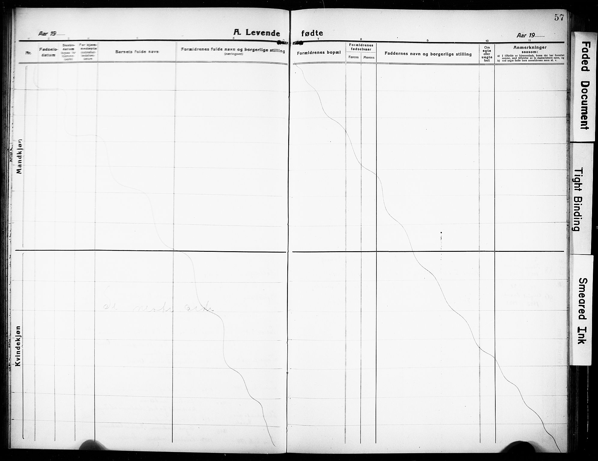 Rjukan kirkebøker, SAKO/A-294/G/Ga/L0003: Parish register (copy) no. 3, 1920-1928, p. 57