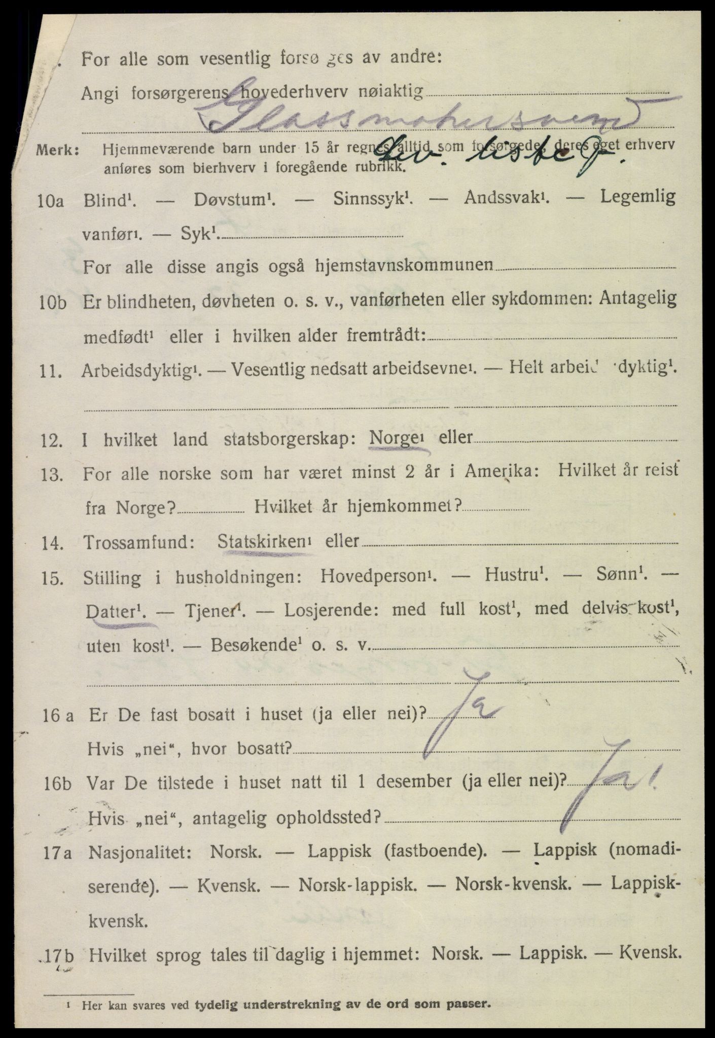 SAT, 1920 census for Frol, 1920, p. 5466