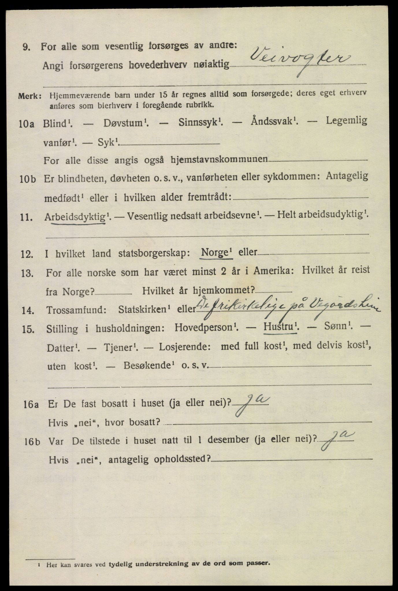 SAK, 1920 census for Holt, 1920, p. 4219