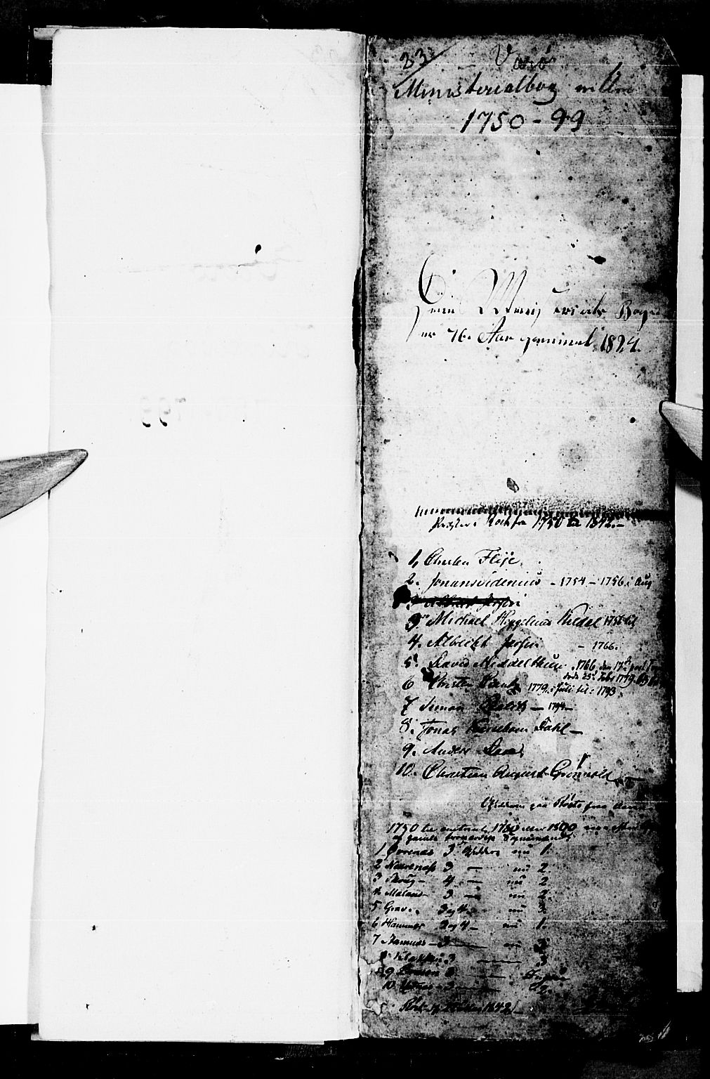 Ministerialprotokoller, klokkerbøker og fødselsregistre - Nordland, SAT/A-1459/807/L0118: Parish register (official) no. 807A01, 1752-1798, p. 0-1