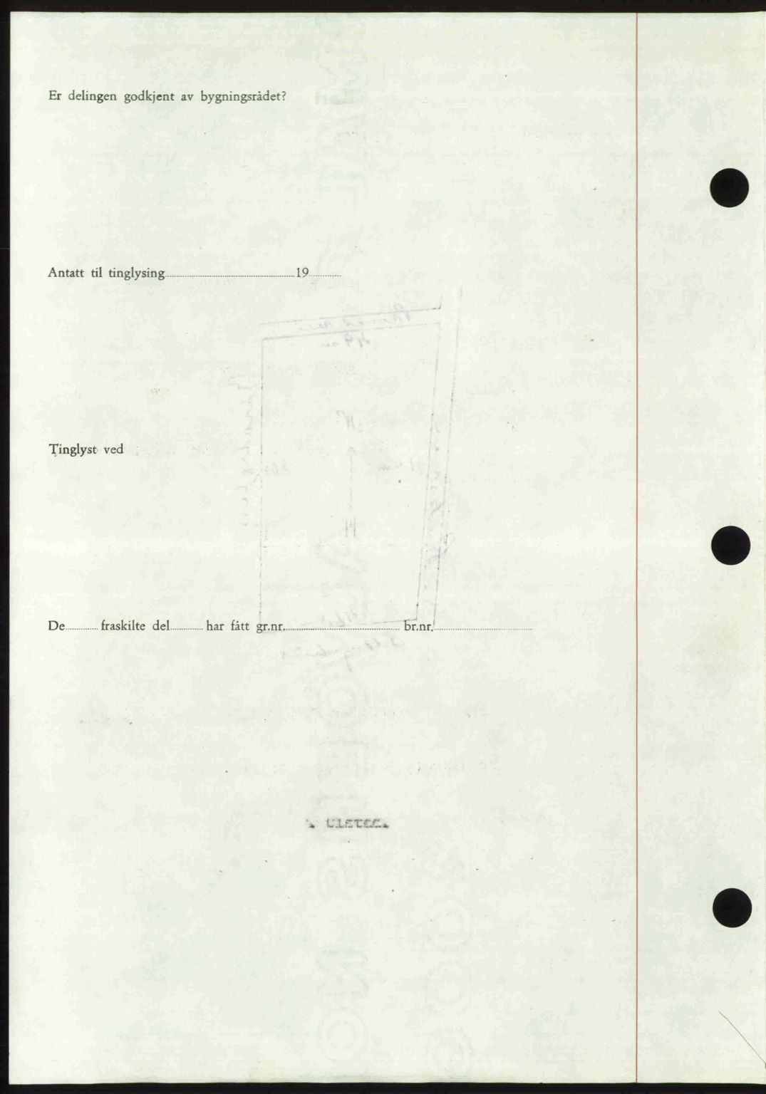 Sør-Hedmark sorenskriveri, SAH/TING-014/H/Hb/Hbd/L0018: Mortgage book no. 18, 1948-1949, Diary no: : 77/1949