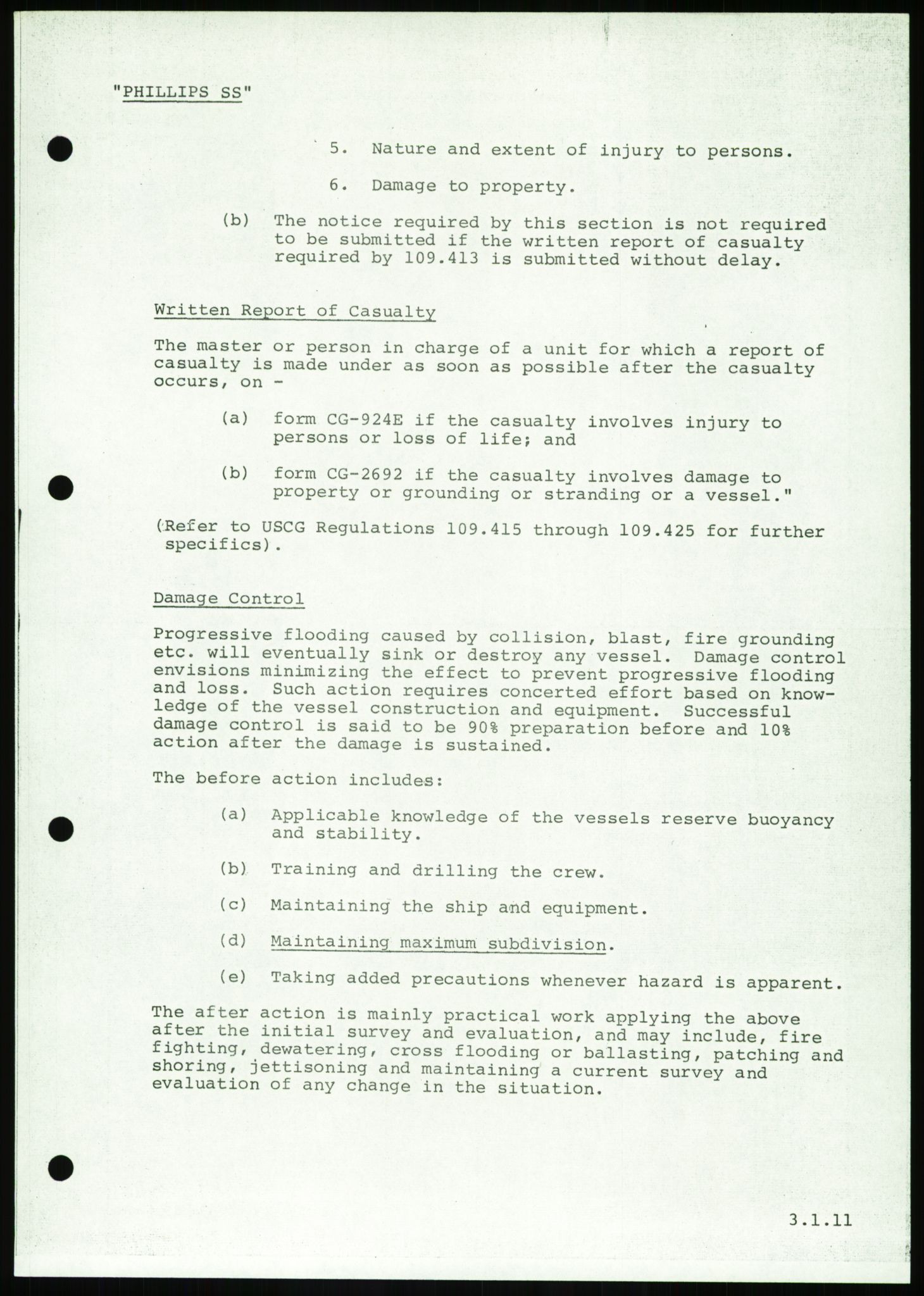 Justisdepartementet, Granskningskommisjonen ved Alexander Kielland-ulykken 27.3.1980, AV/RA-S-1165/D/L0016: O Beredskapsplaner (Doku.liste + O1-O3 av 3), 1980-1981, p. 89