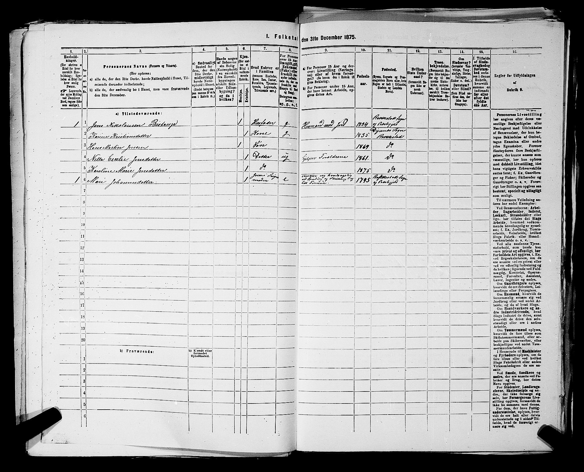 RA, 1875 census for 0128P Rakkestad, 1875, p. 1473