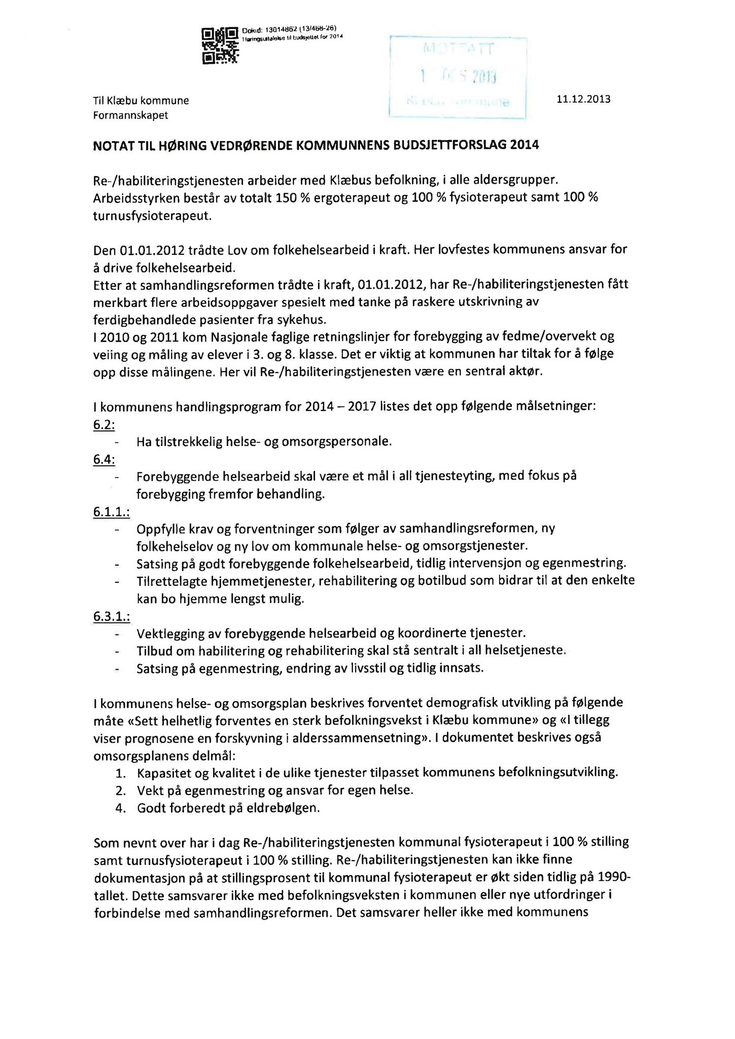 Klæbu Kommune, TRKO/KK/04-UO/L005: Utvalg for oppvekst - Møtedokumenter, 2014, p. 530