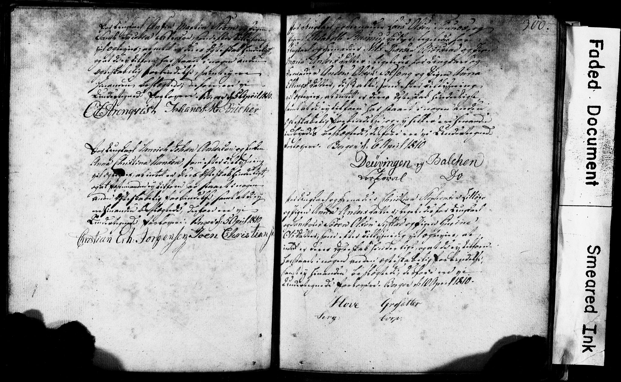 Korskirken sokneprestembete, AV/SAB-A-76101: Best man's statements no. II.5.1, 1776-1816, p. 300