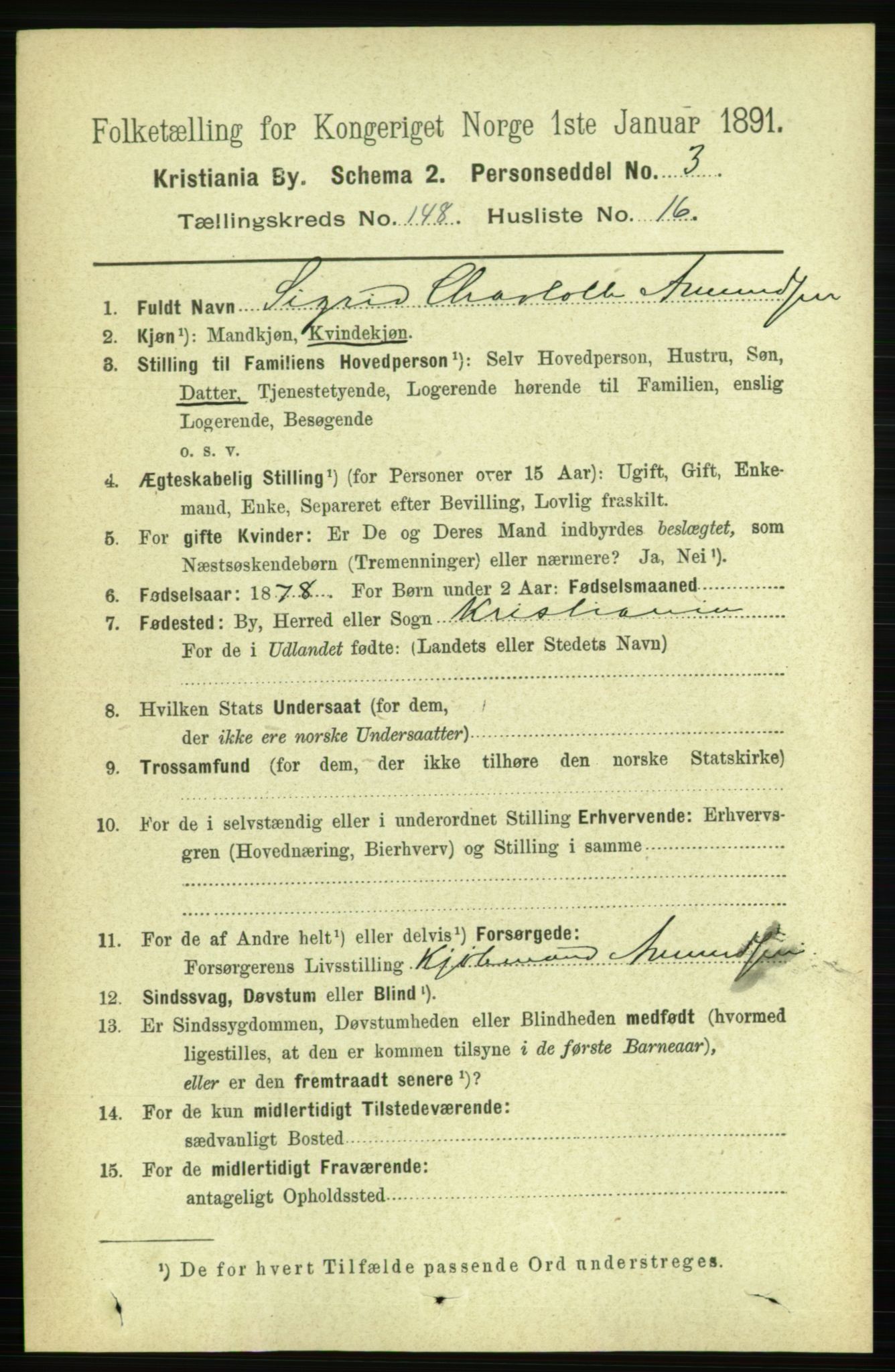 RA, 1891 census for 0301 Kristiania, 1891, p. 82471