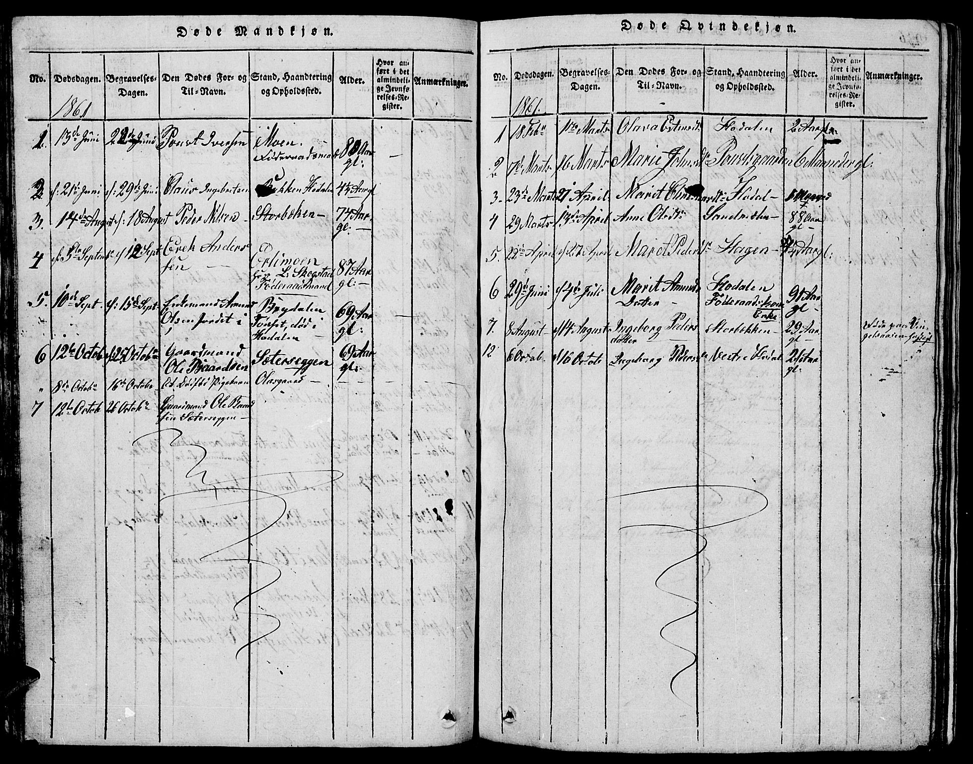 Tolga prestekontor, AV/SAH-PREST-062/L/L0001: Parish register (copy) no. 1, 1814-1877