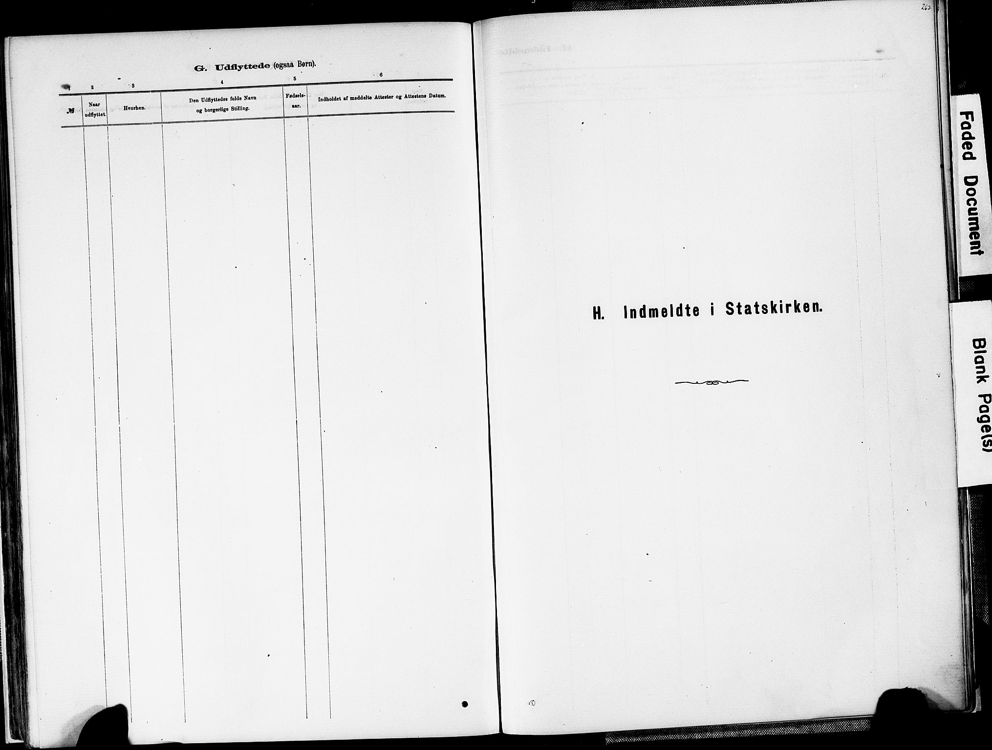 Valle sokneprestkontor, AV/SAK-1111-0044/F/Fa/Fac/L0009: Parish register (official) no. A 9, 1882-1913, p. 263