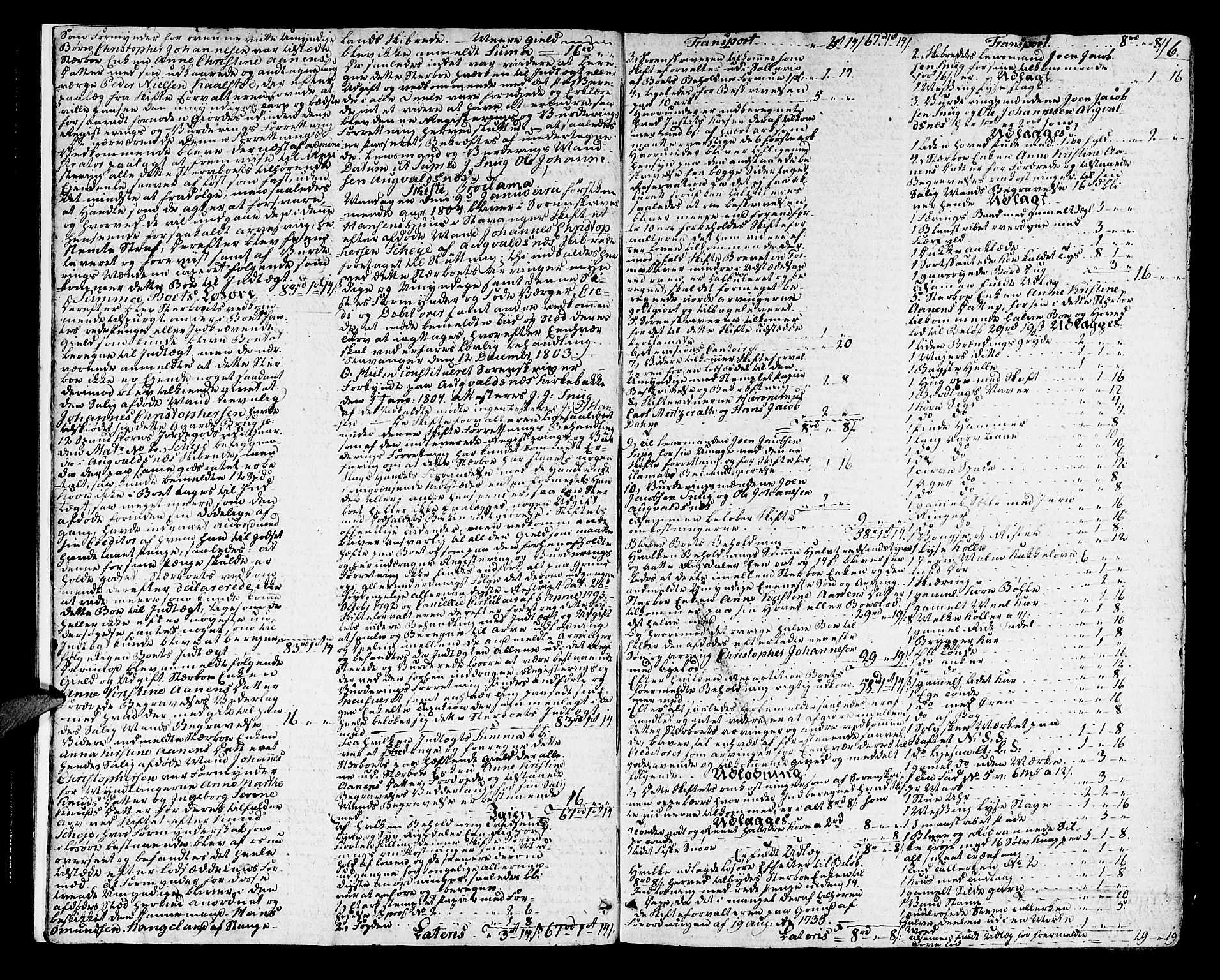 Karmsund sorenskriveri, AV/SAST-A-100311/01/IV/IVDB/L0003: SKIFTEPROTOKOLL A3, 1804-1810, p. 5b-6a