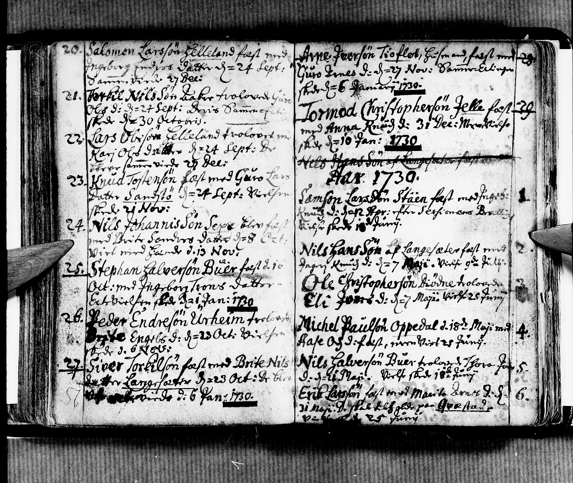 Ullensvang sokneprestembete, AV/SAB-A-78701/H/Haa: Parish register (official) no. A 2, 1669-1732