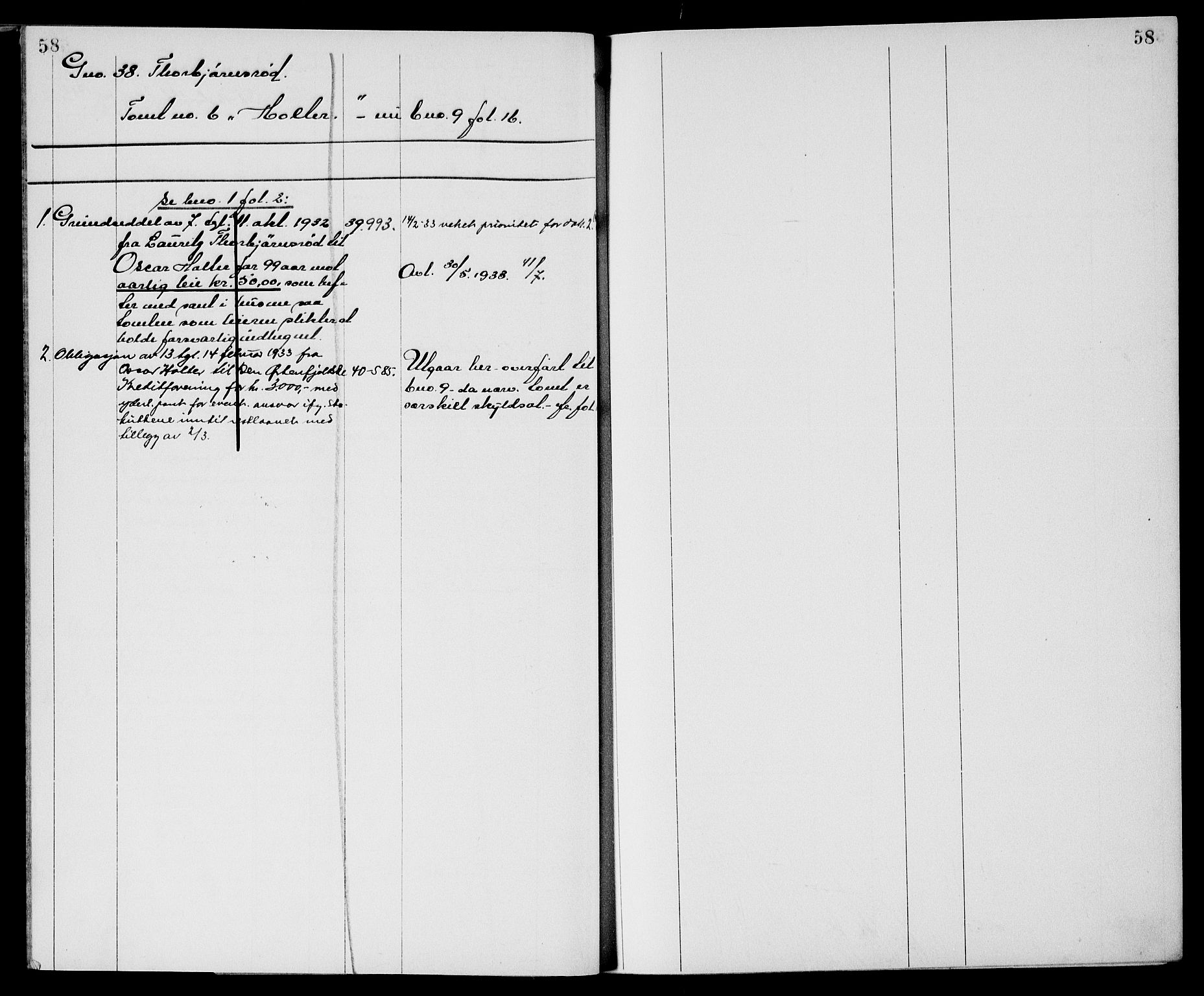 Moss sorenskriveri, SAO/A-10168: Mortgage register no. XI 6, 1834-1961, p. 58