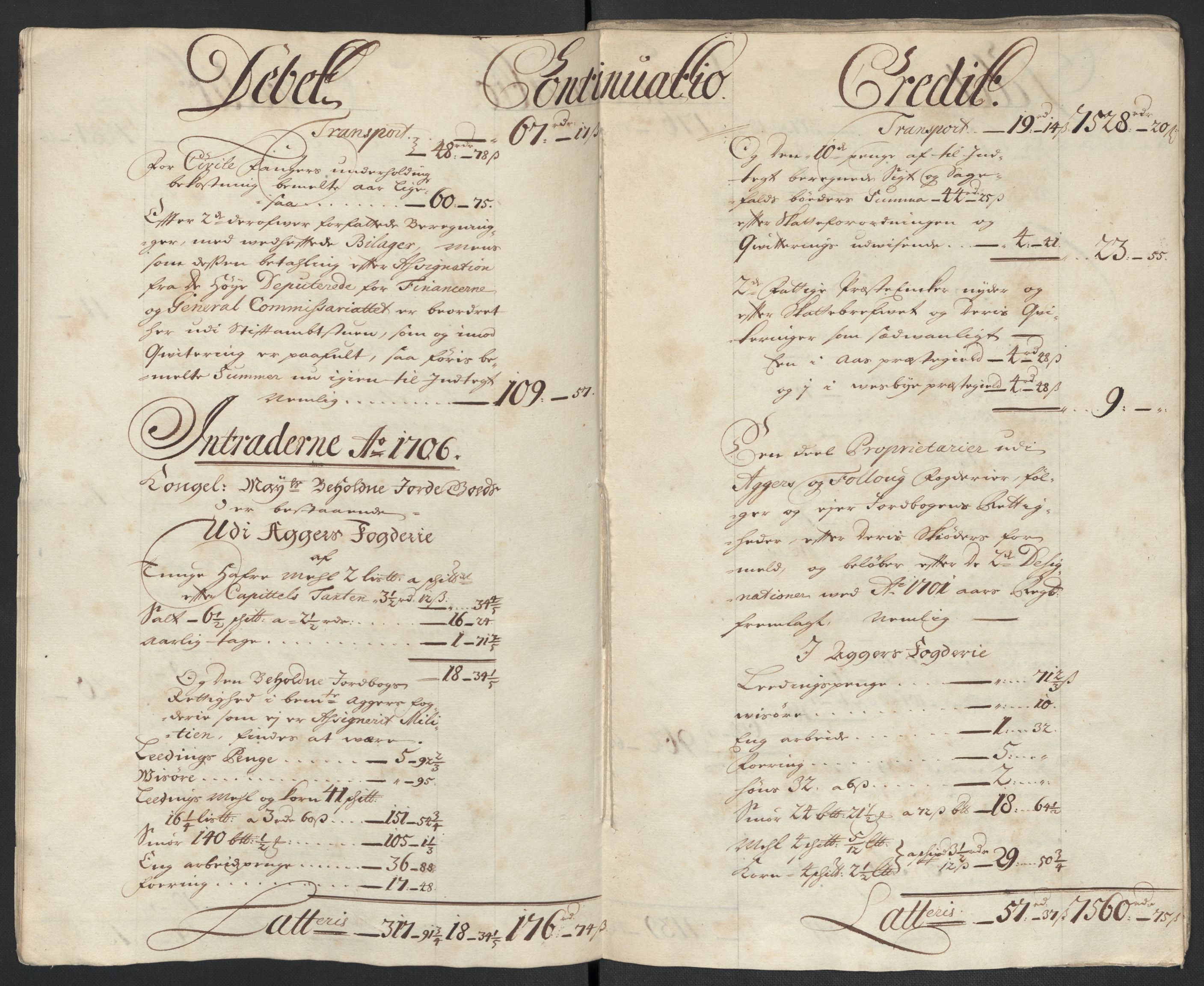 Rentekammeret inntil 1814, Reviderte regnskaper, Fogderegnskap, RA/EA-4092/R10/L0446: Fogderegnskap Aker og Follo, 1705-1706, p. 143