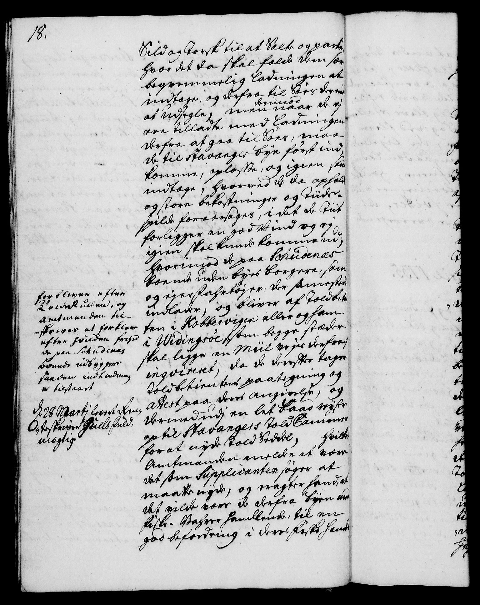 Rentekammeret, Kammerkanselliet, RA/EA-3111/G/Gh/Gha/L0017: Norsk ekstraktmemorialprotokoll (merket RK 53.62), 1735, p. 18