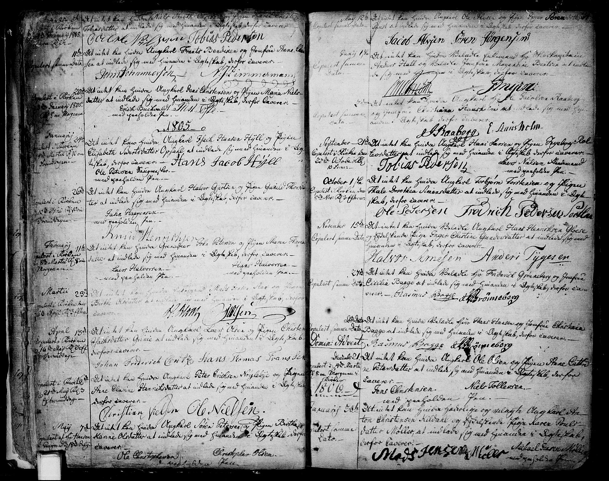Skien kirkebøker, SAKO/A-302/F/Fa/L0004: Parish register (official) no. 4, 1792-1814, p. 30-31
