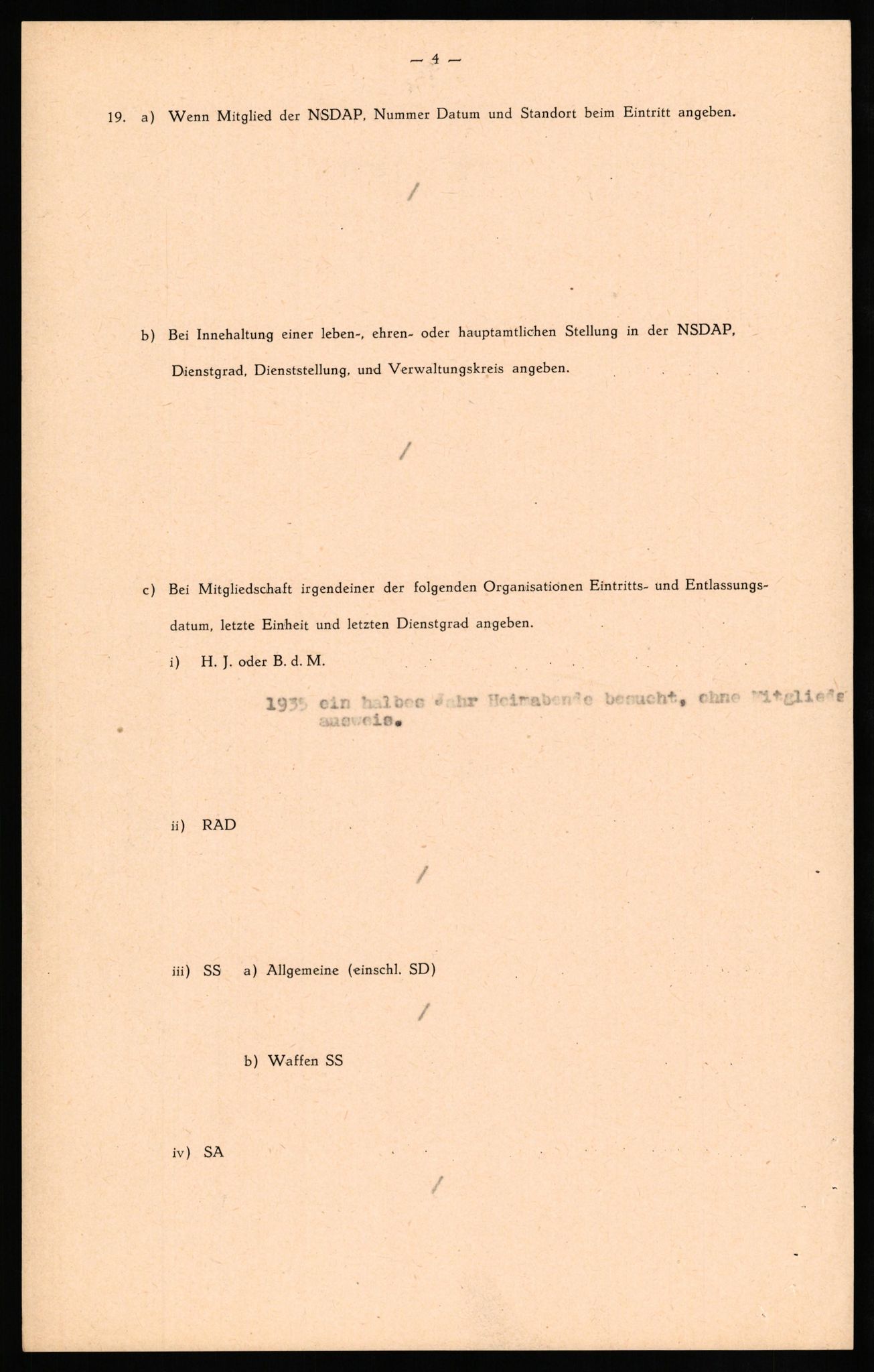 Forsvaret, Forsvarets overkommando II, AV/RA-RAFA-3915/D/Db/L0024: CI Questionaires. Tyske okkupasjonsstyrker i Norge. Tyskere., 1945-1946, p. 402