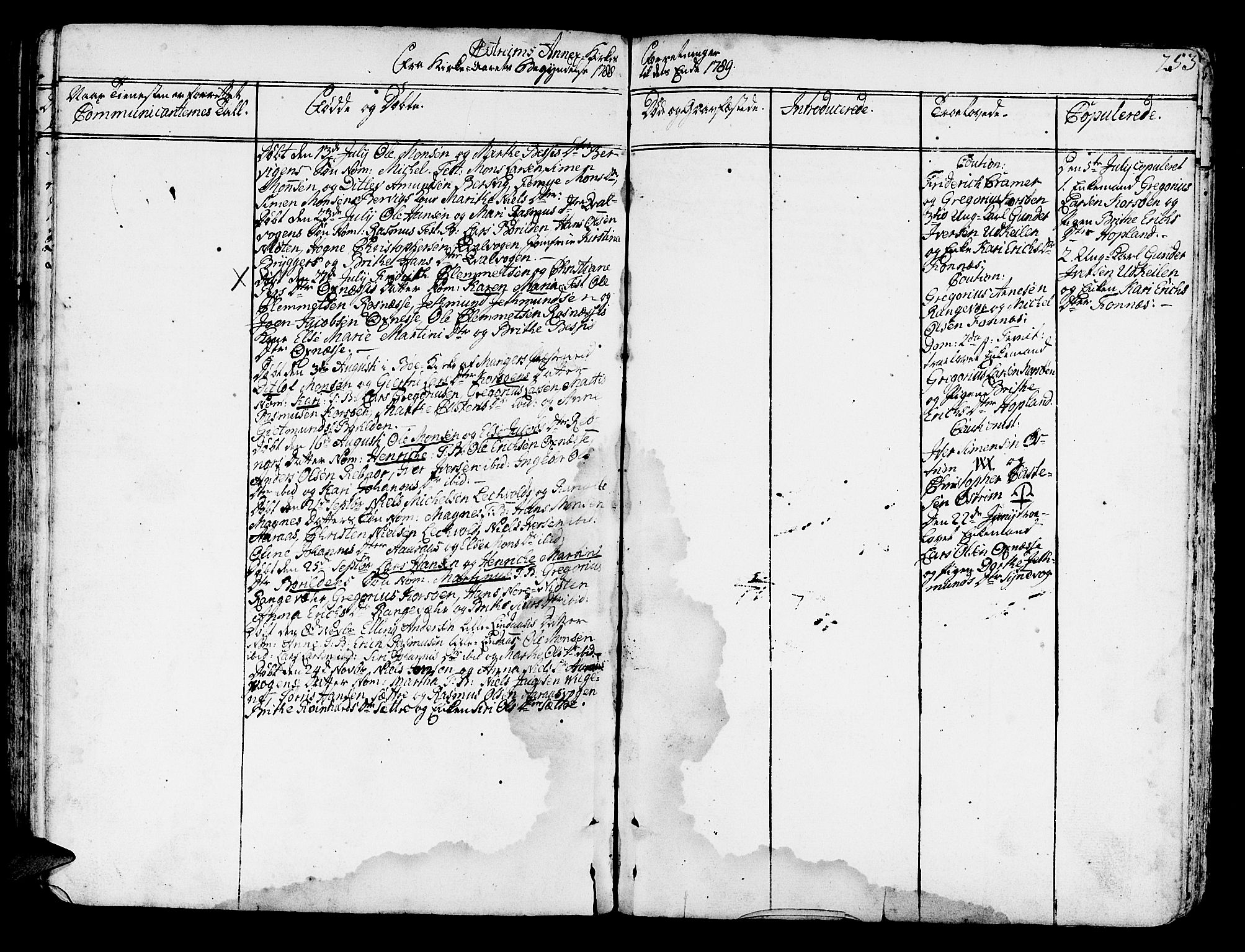 Lindås Sokneprestembete, AV/SAB-A-76701/H/Haa/Haaa/L0004: Parish register (official) no. A 4, 1764-1791, p. 253