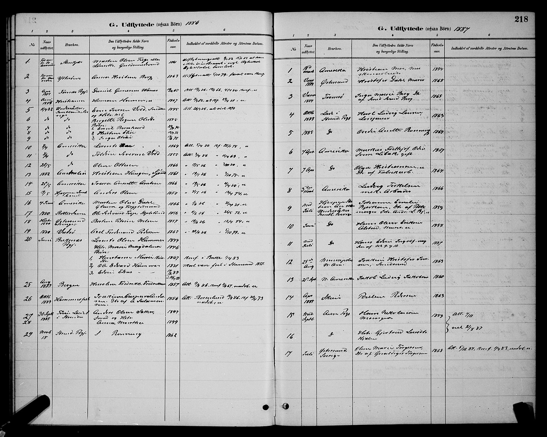 Ministerialprotokoller, klokkerbøker og fødselsregistre - Sør-Trøndelag, SAT/A-1456/604/L0223: Parish register (copy) no. 604C06, 1886-1897, p. 218