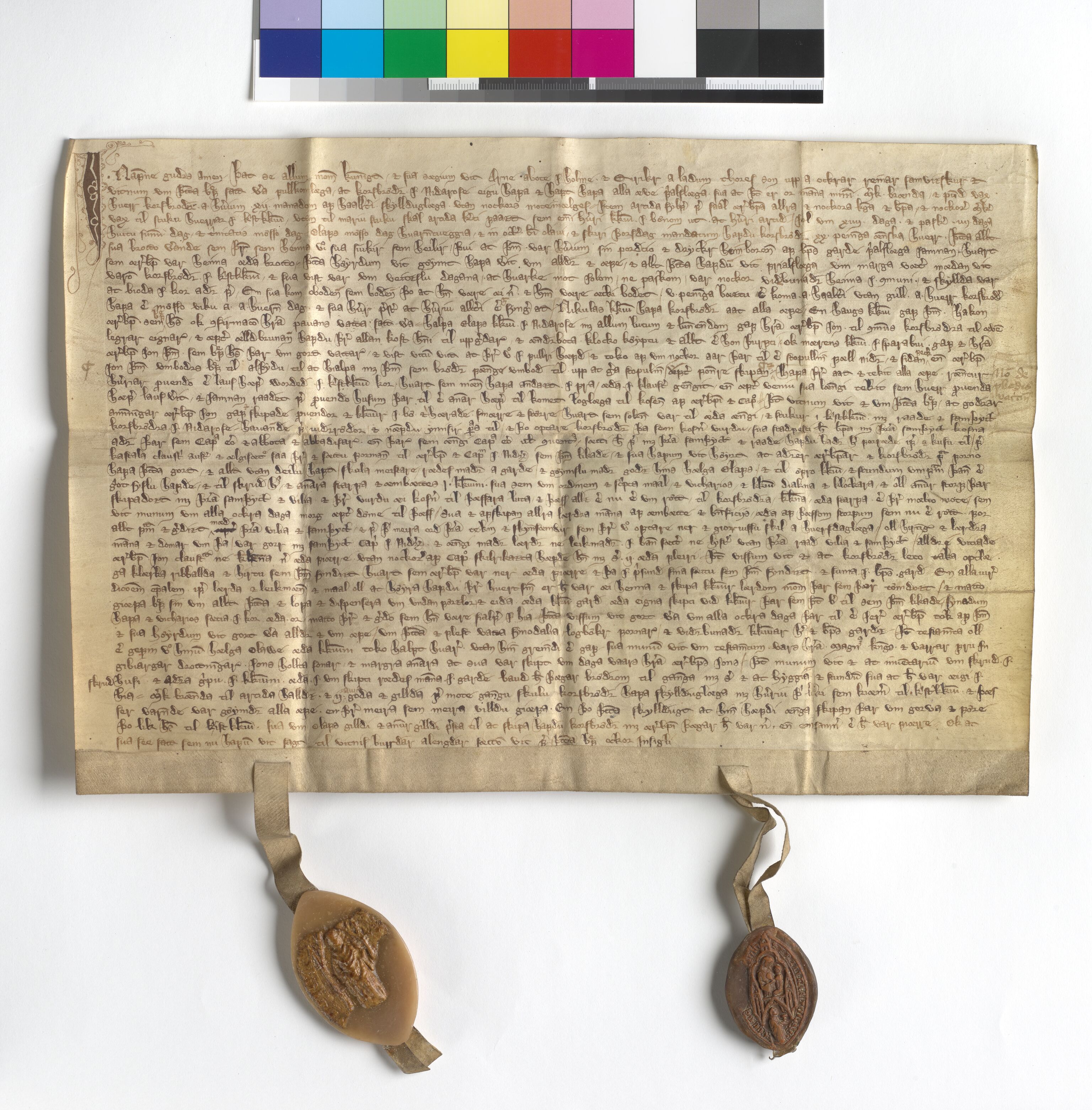 Riksarkivets diplomsamling, AV/RA-EA-5965/F05/L0068: NRA AM fasc. 20 nr. 3-7, 1294-1303, p. 2