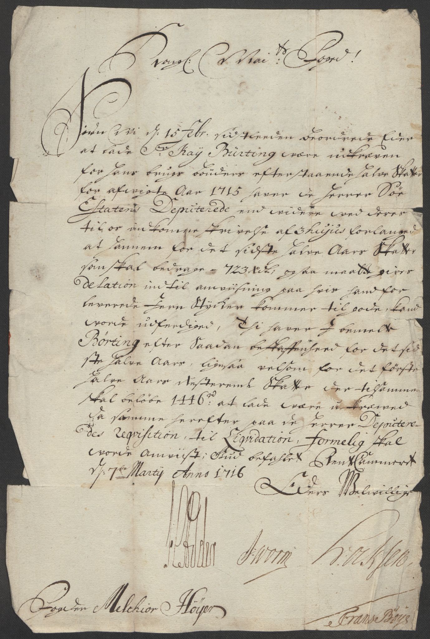 Rentekammeret inntil 1814, Reviderte regnskaper, Fogderegnskap, AV/RA-EA-4092/R36/L2127: Fogderegnskap Øvre og Nedre Telemark og Bamble, 1715, p. 383