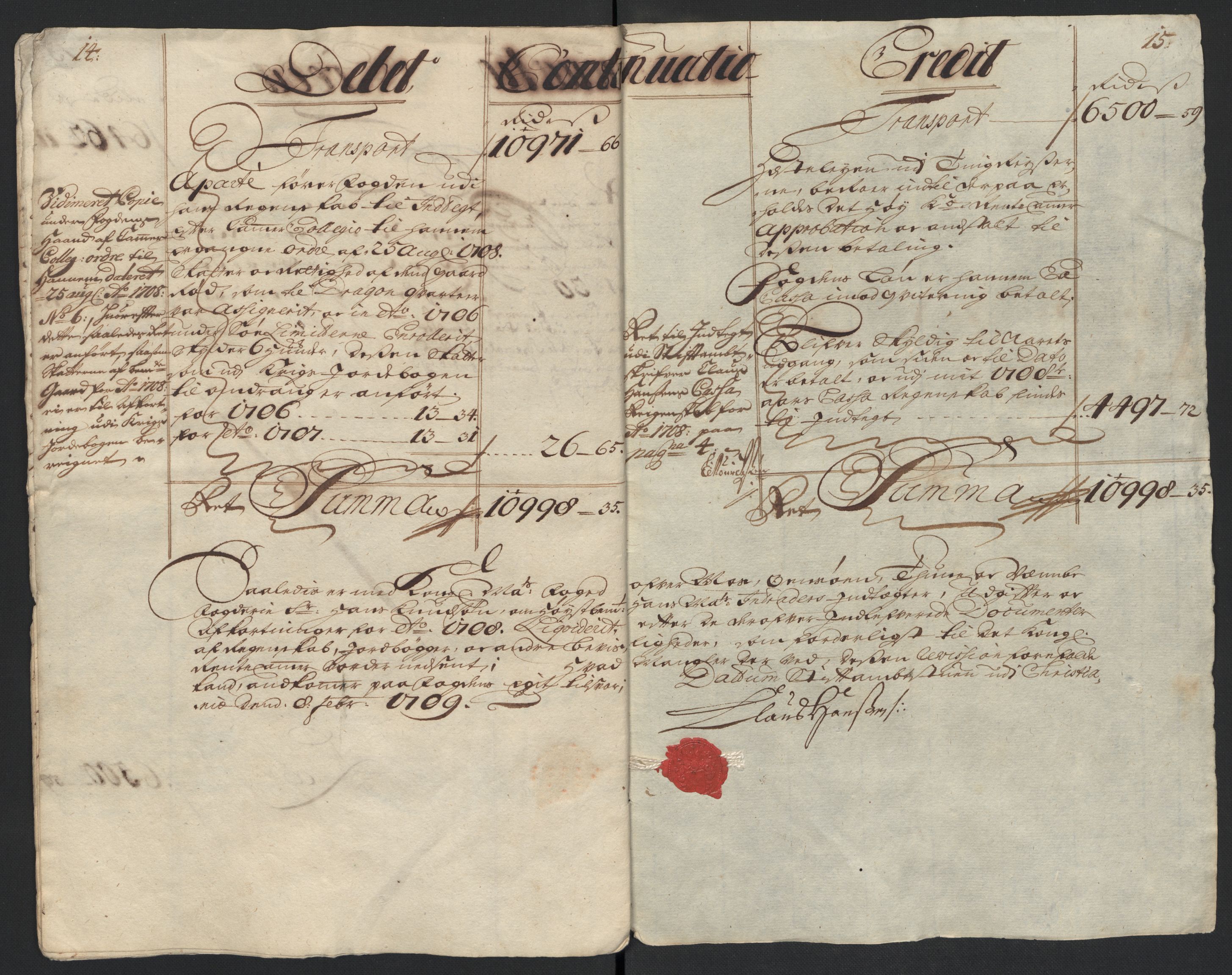 Rentekammeret inntil 1814, Reviderte regnskaper, Fogderegnskap, AV/RA-EA-4092/R04/L0134: Fogderegnskap Moss, Onsøy, Tune, Veme og Åbygge, 1707-1708, p. 259