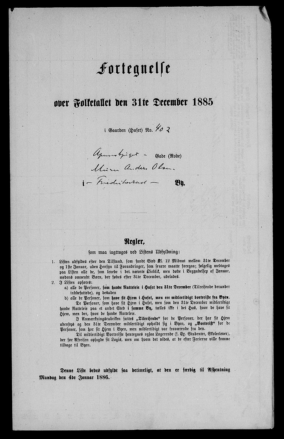 RA, 1885 census for 0103 Fredrikstad, 1885, p. 948