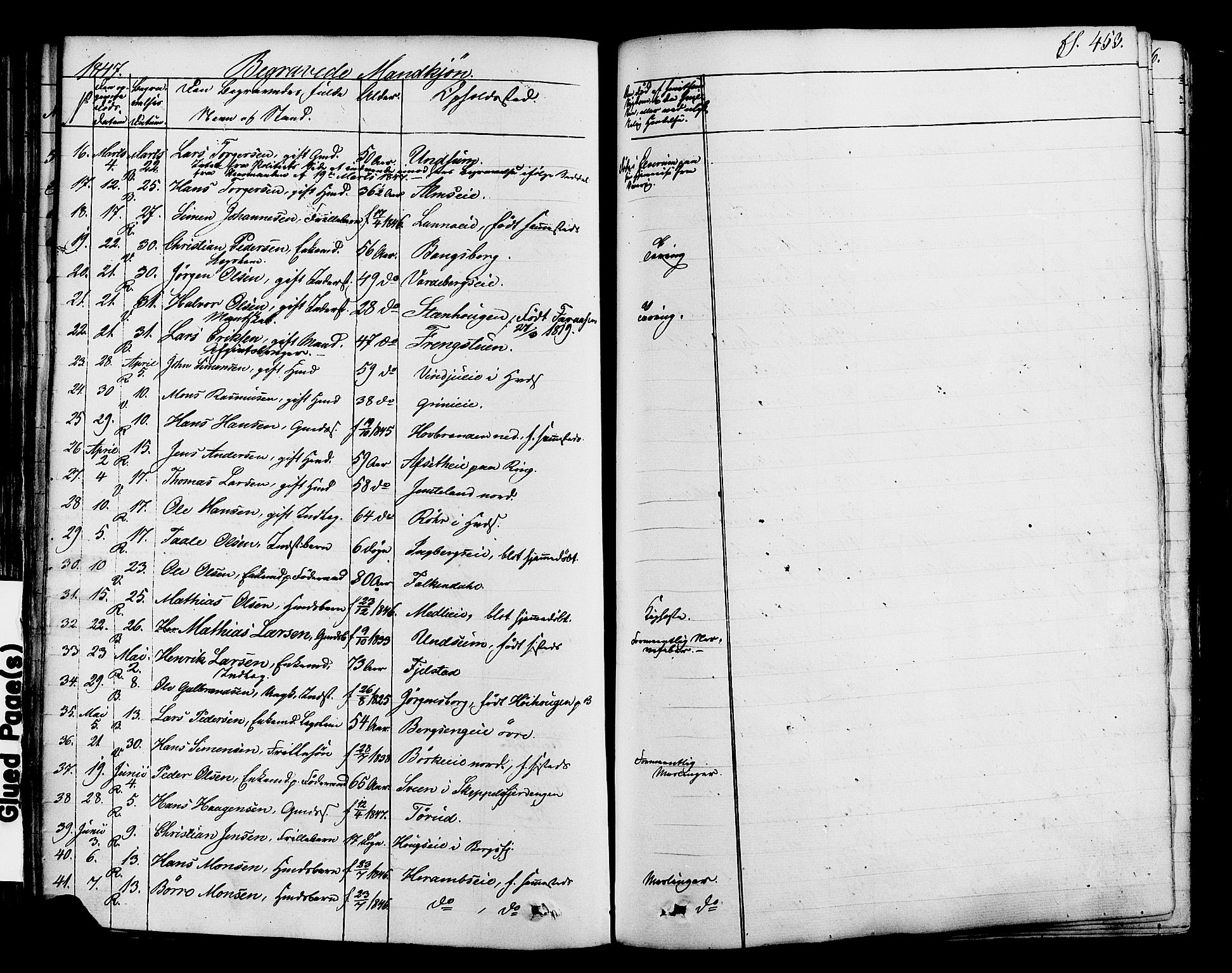 Ringsaker prestekontor, AV/SAH-PREST-014/K/Ka/L0008: Parish register (official) no. 8, 1837-1850, p. 453