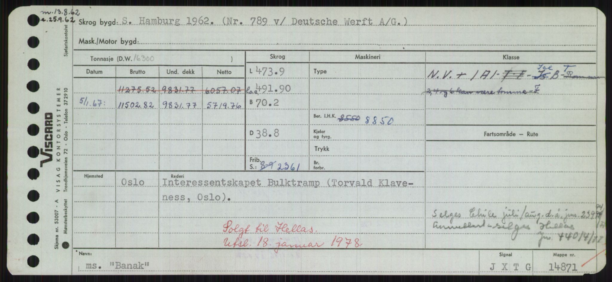 Sjøfartsdirektoratet med forløpere, Skipsmålingen, AV/RA-S-1627/H/Hd/L0003: Fartøy, B-Bev, p. 201