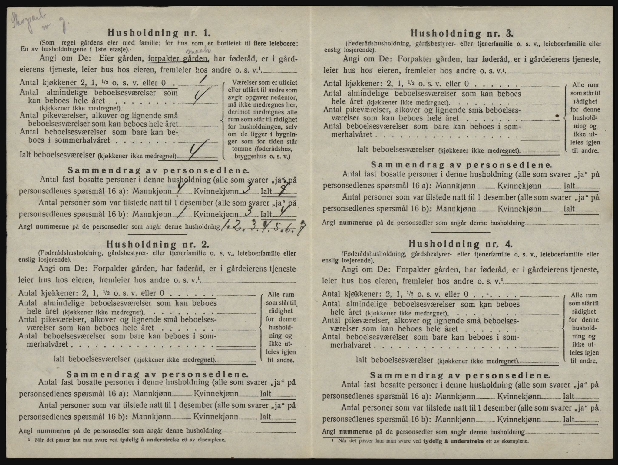 SAO, 1920 census for Øymark, 1920, p. 534