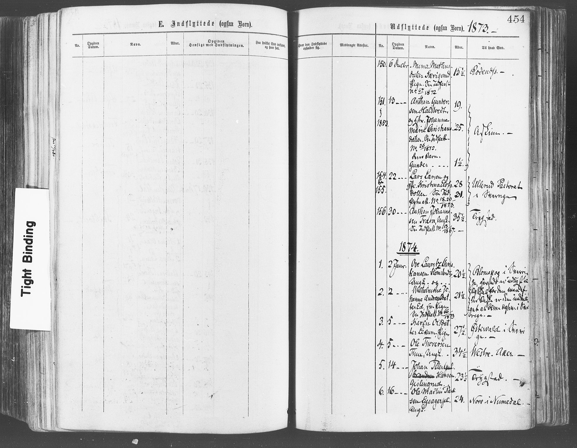 Eidsberg prestekontor Kirkebøker, SAO/A-10905/F/Fa/L0011: Parish register (official) no. I 11, 1867-1878, p. 454