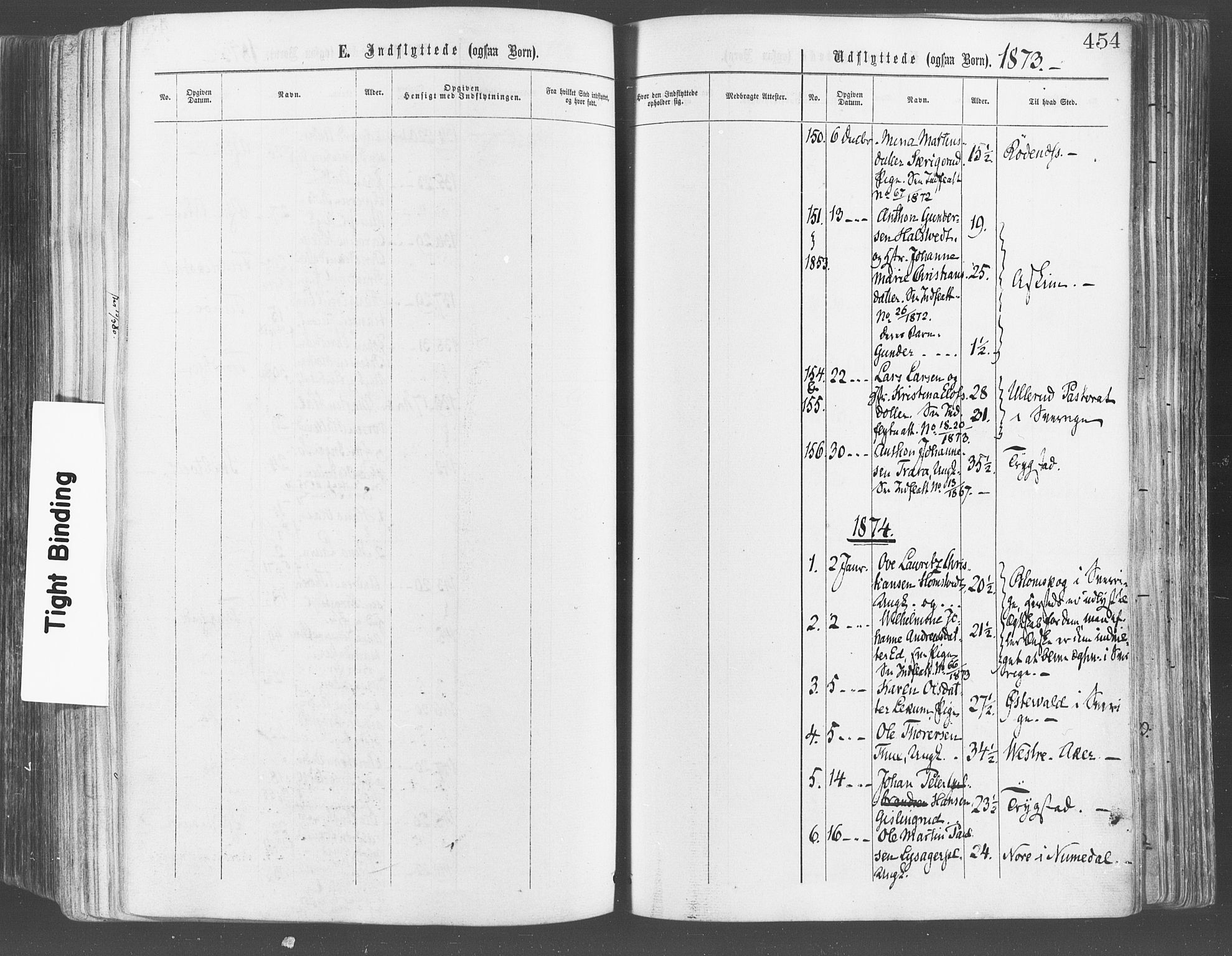 Eidsberg prestekontor Kirkebøker, AV/SAO-A-10905/F/Fa/L0011: Parish register (official) no. I 11, 1867-1878, p. 454
