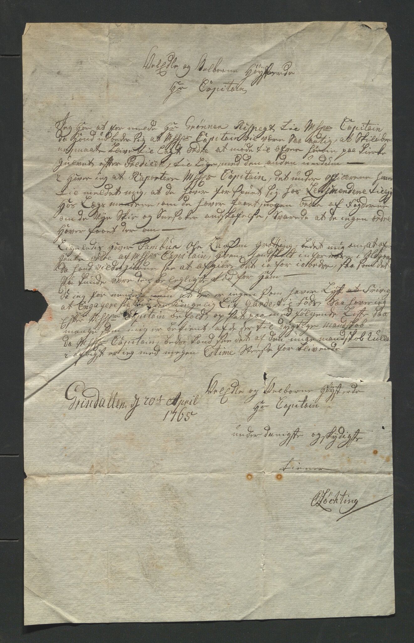 Åker i Vang, Hedmark, og familien Todderud, AV/SAH-ARK-010/J/Jc/L0003: Korrespondanse, 1763-1795, p. 21