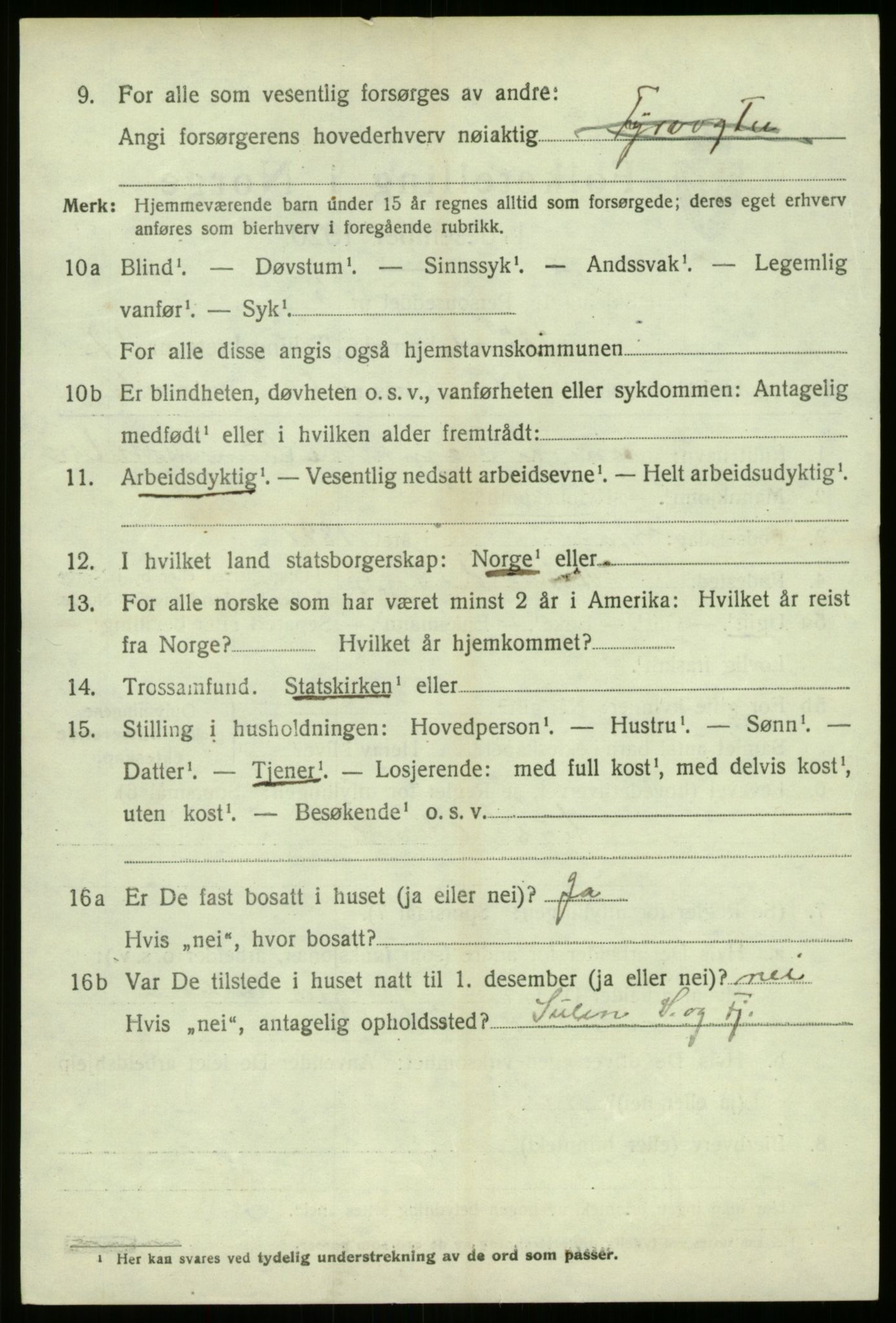 SAB, 1920 census for Askvoll, 1920, p. 6753