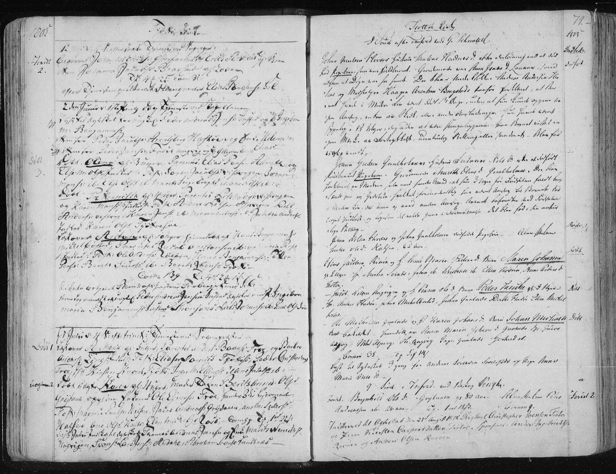 Ministerialprotokoller, klokkerbøker og fødselsregistre - Nordland, AV/SAT-A-1459/830/L0444: Parish register (official) no. 830A08, 1801-1819, p. 74