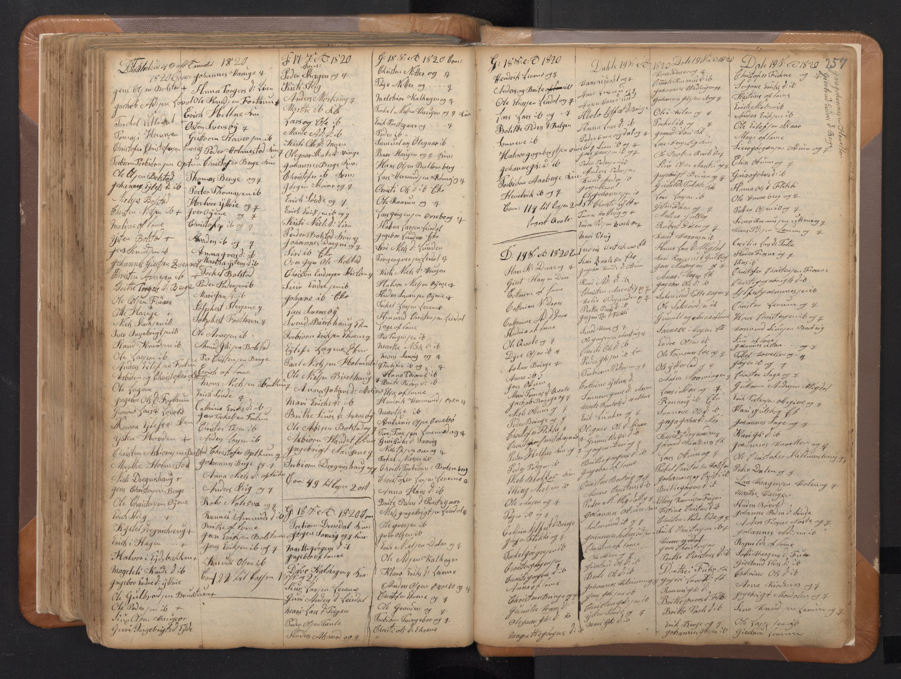 Luster sokneprestembete, AV/SAB-A-81101/H/Haa/Haaa/L0002: Parish register (official) no. A 2, 1751-1796, p. 256b-257a