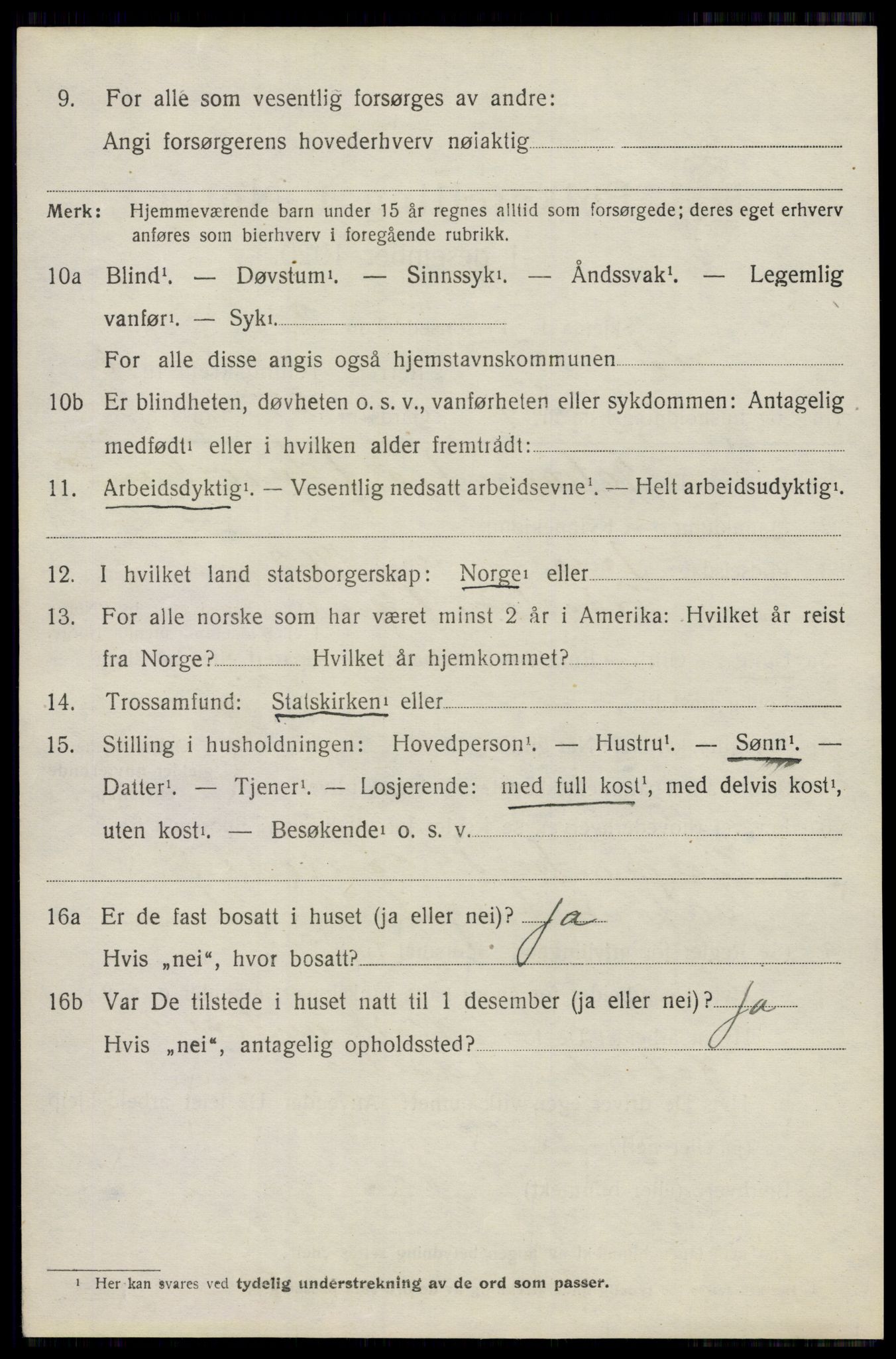 SAO, 1920 census for Moss land district, 1920, p. 6670