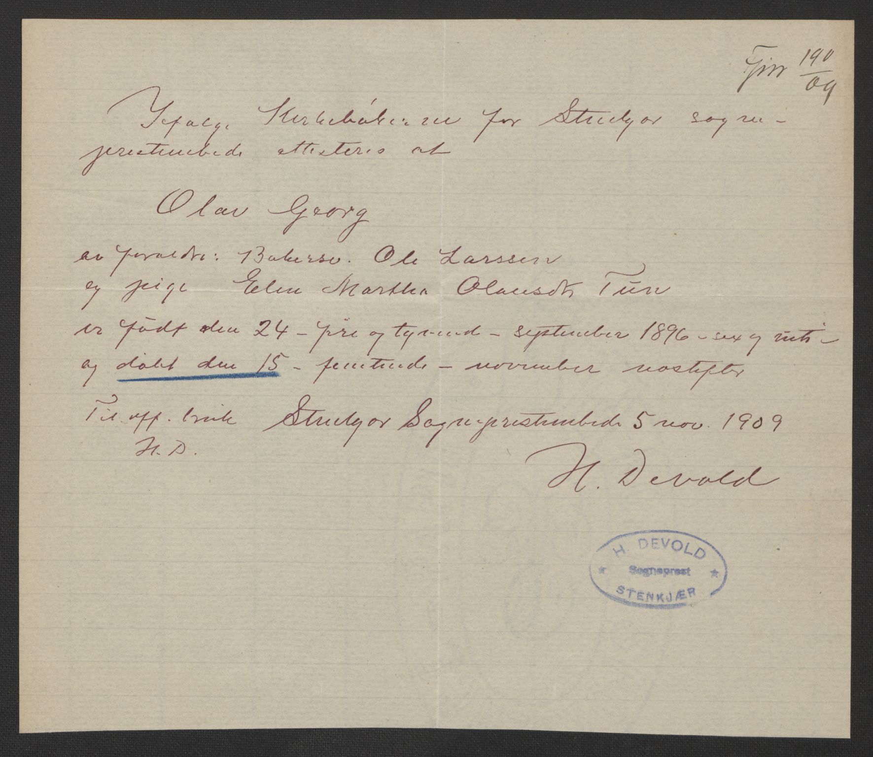 Falstad skolehjem, AV/RA-S-1676/E/Eb/L0009: Elevmapper løpenr. 189-209, 1909-1916, p. 242