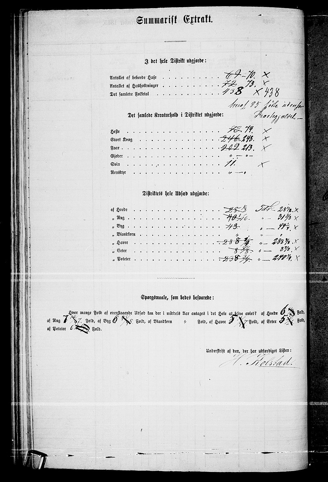 RA, 1865 census for Borge, 1865, p. 126